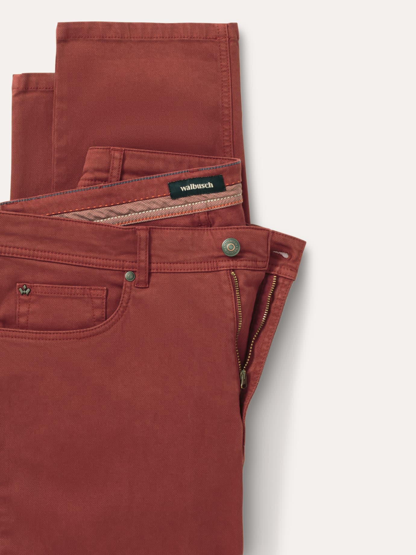 Walbusch Five-Pocket Trousers Orange 28 4