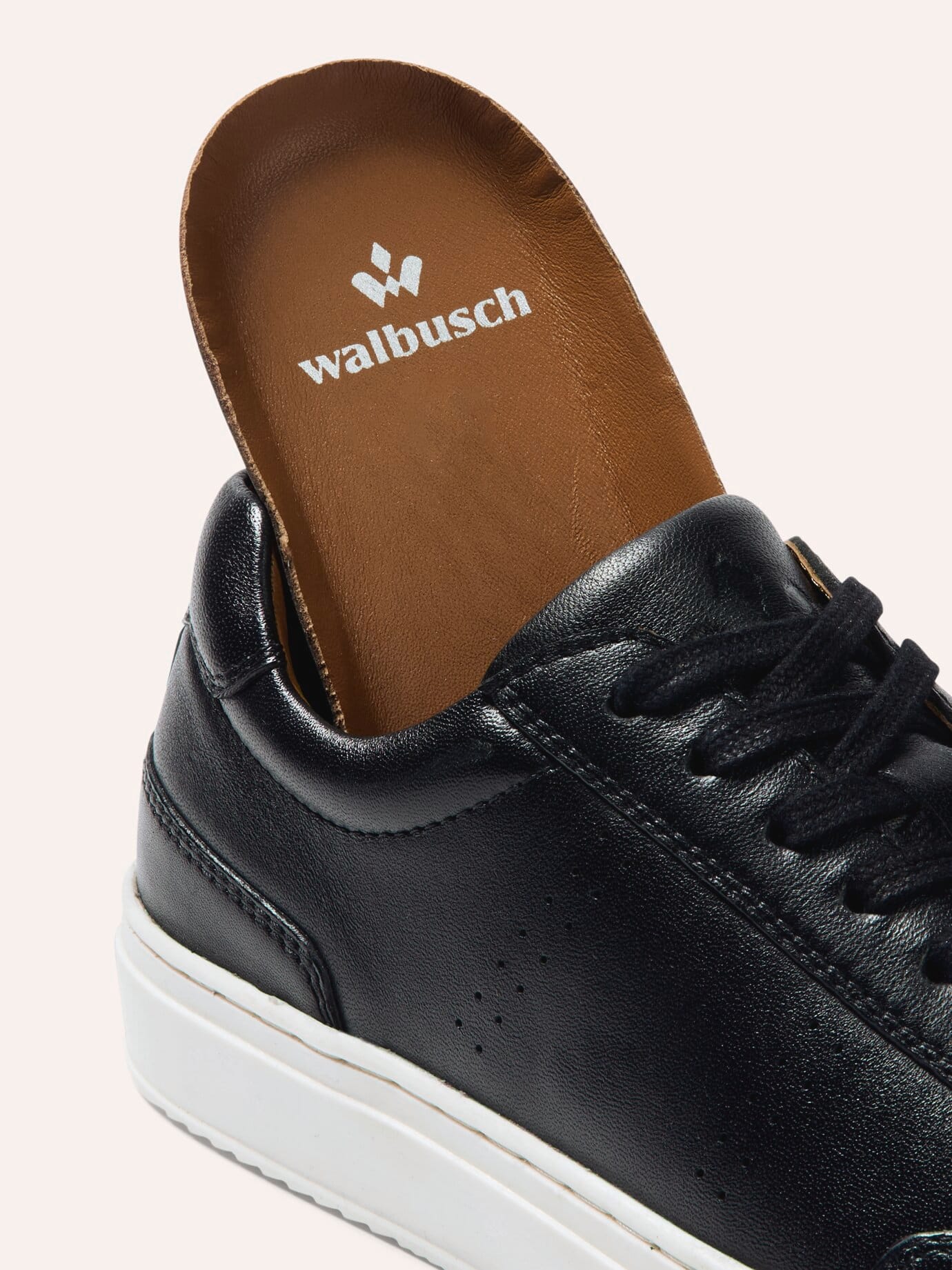 Walbusch Classic-Tennis Sneaker Schwarz 40 3
