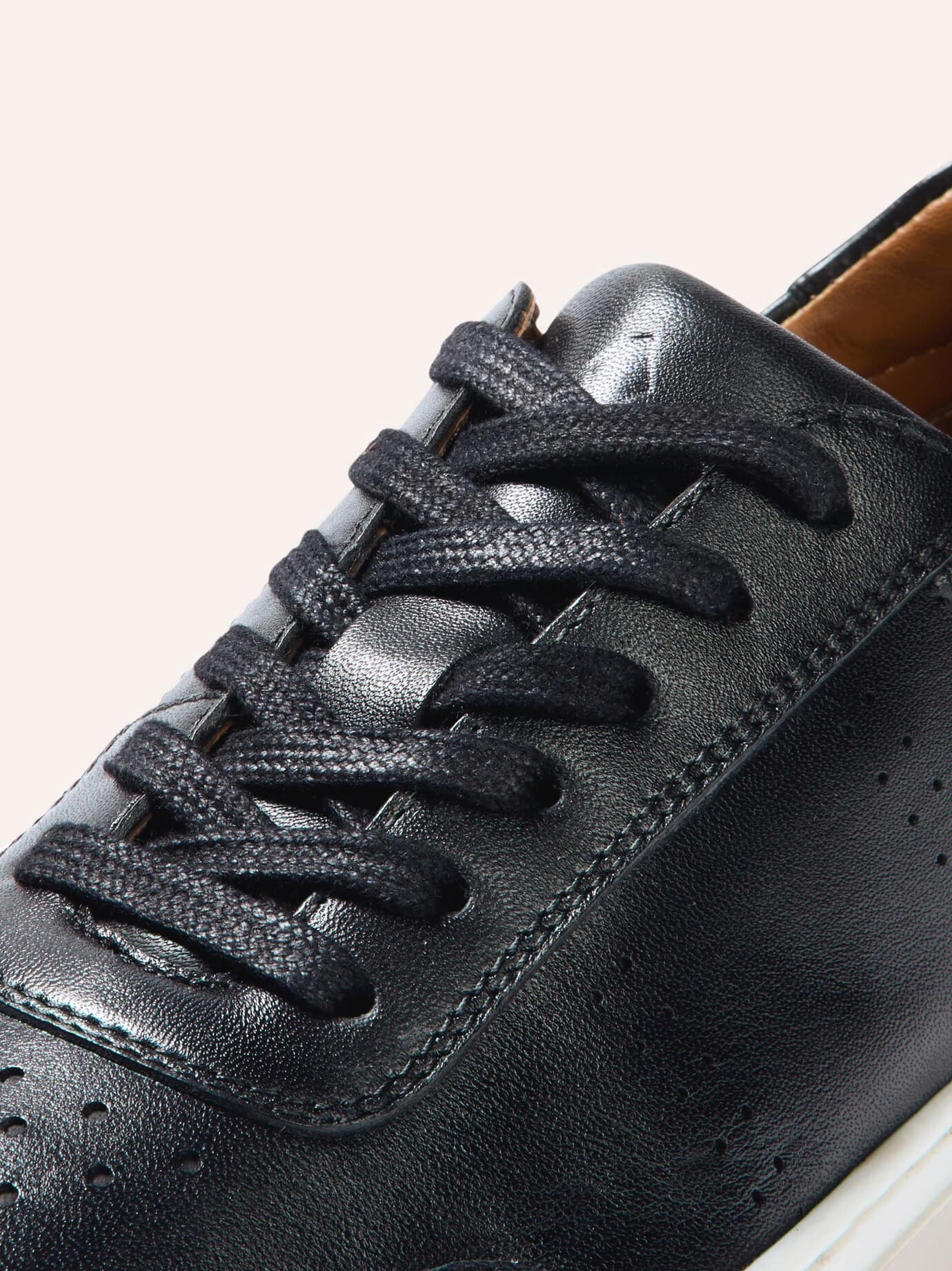 Walbusch Classic-Tennis Sneaker Schwarz 40 4