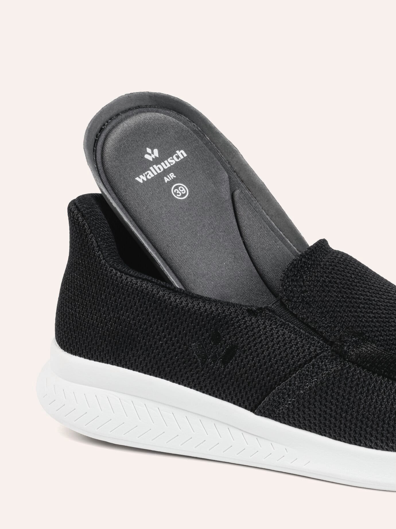 Walbusch Komfortslipper Mühelos Slipper Black 41 3