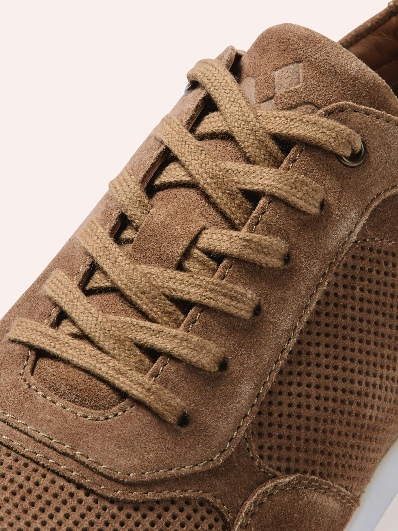 Walbusch Velours Perfo Sneaker Brown 41 4