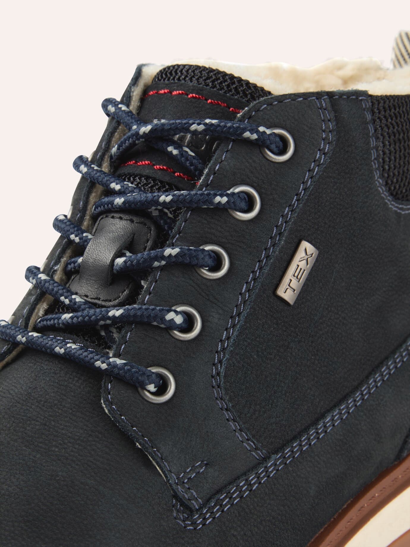 Walbusch Aquastop Thermo HighTop, , Farbe Blau, 41, innen warmer Webpelz mit Reißverschluss Herren 4