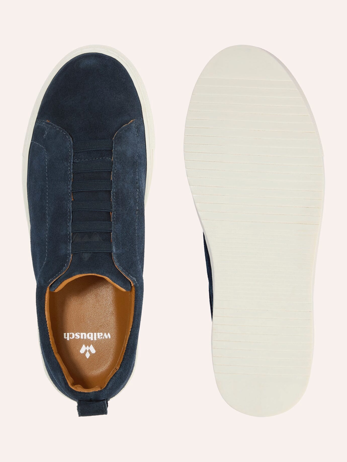 Walbusch Smart Casual Sneaker, noch offen: Größenlauf, Farbe Blau, 39, ohne Schnüren atmungsaktives Lederfutter Herren 2