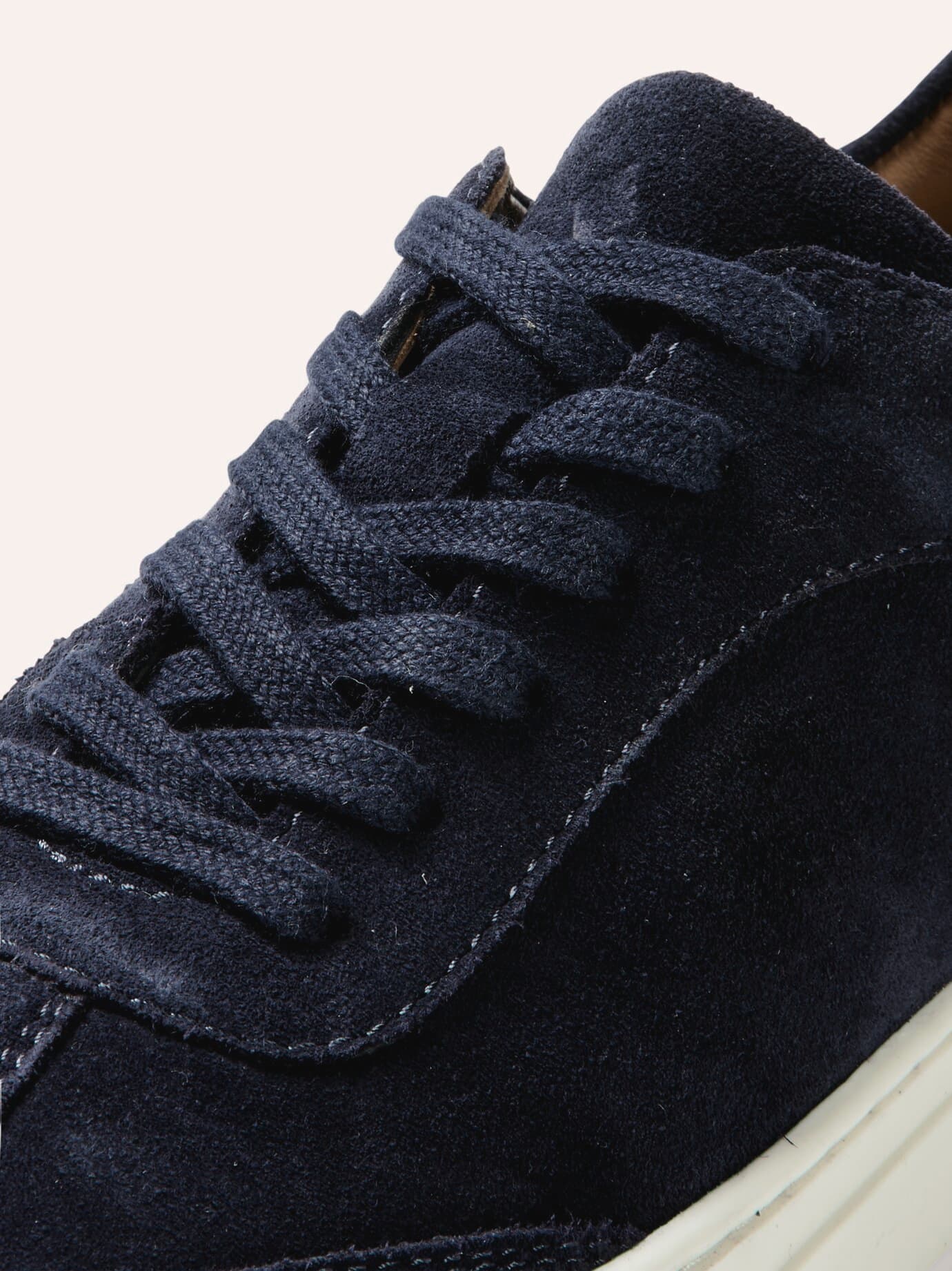 Walbusch Retro-Sneaker, noch offen: Größenlauf, Farbe Blau, 39, hochwertiges Leder atmungsaktives Lederfutter Herren 4