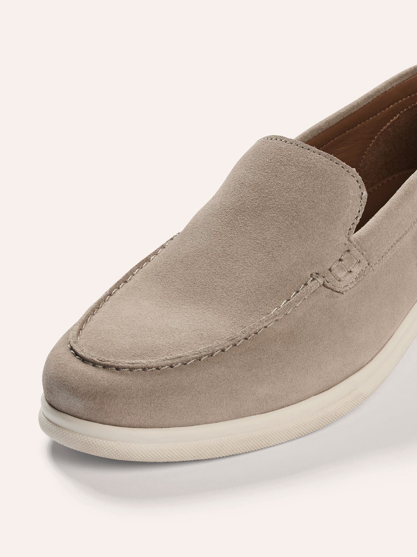 Walbusch Velours Loafer Beige 41 4