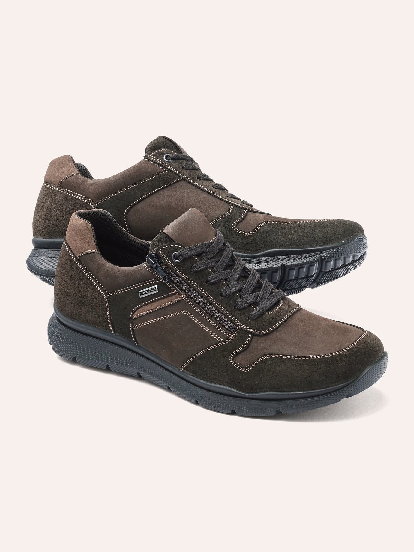 Walbusch Aquastop Sneaker Brown 39 2