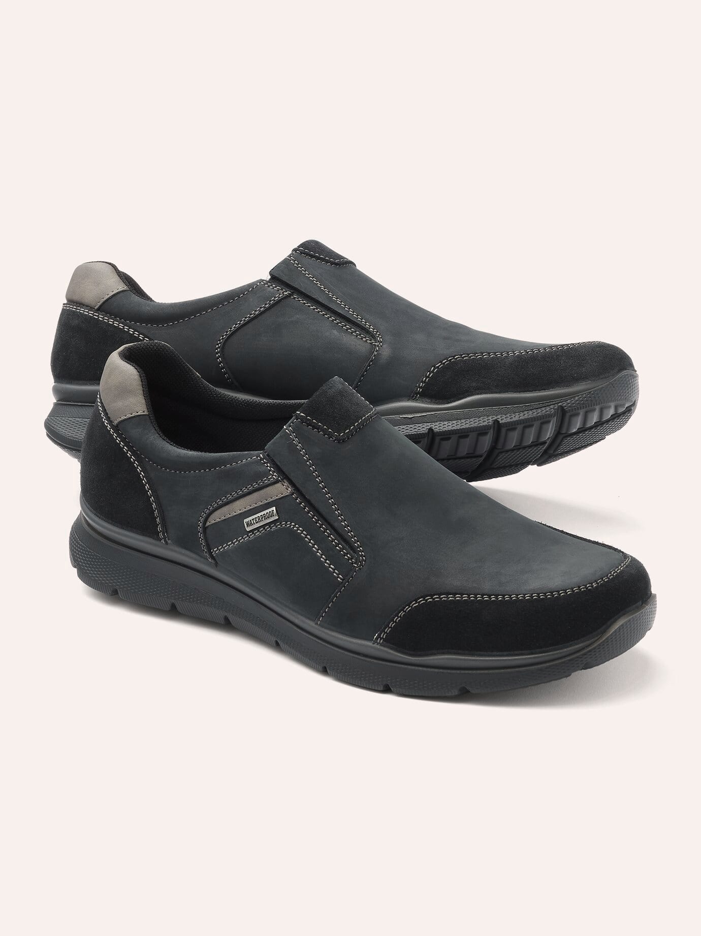 Walbusch Aquastop Slipper, , Farbe Schwarz, 44, 100% wasserdicht herausnehmbare Decksohle Herren 2