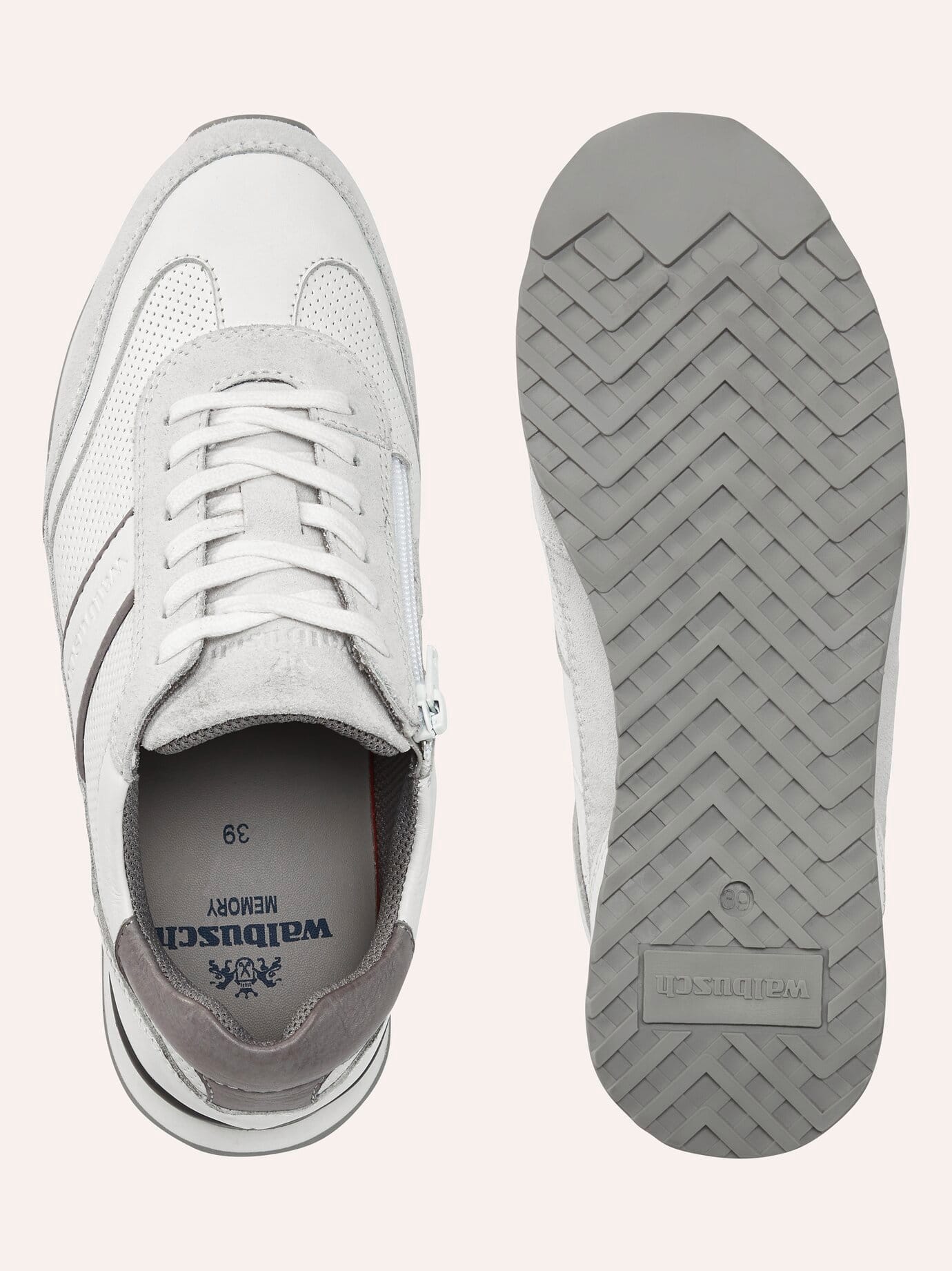 Walbusch Komfort Perfo Sneaker White 45 2