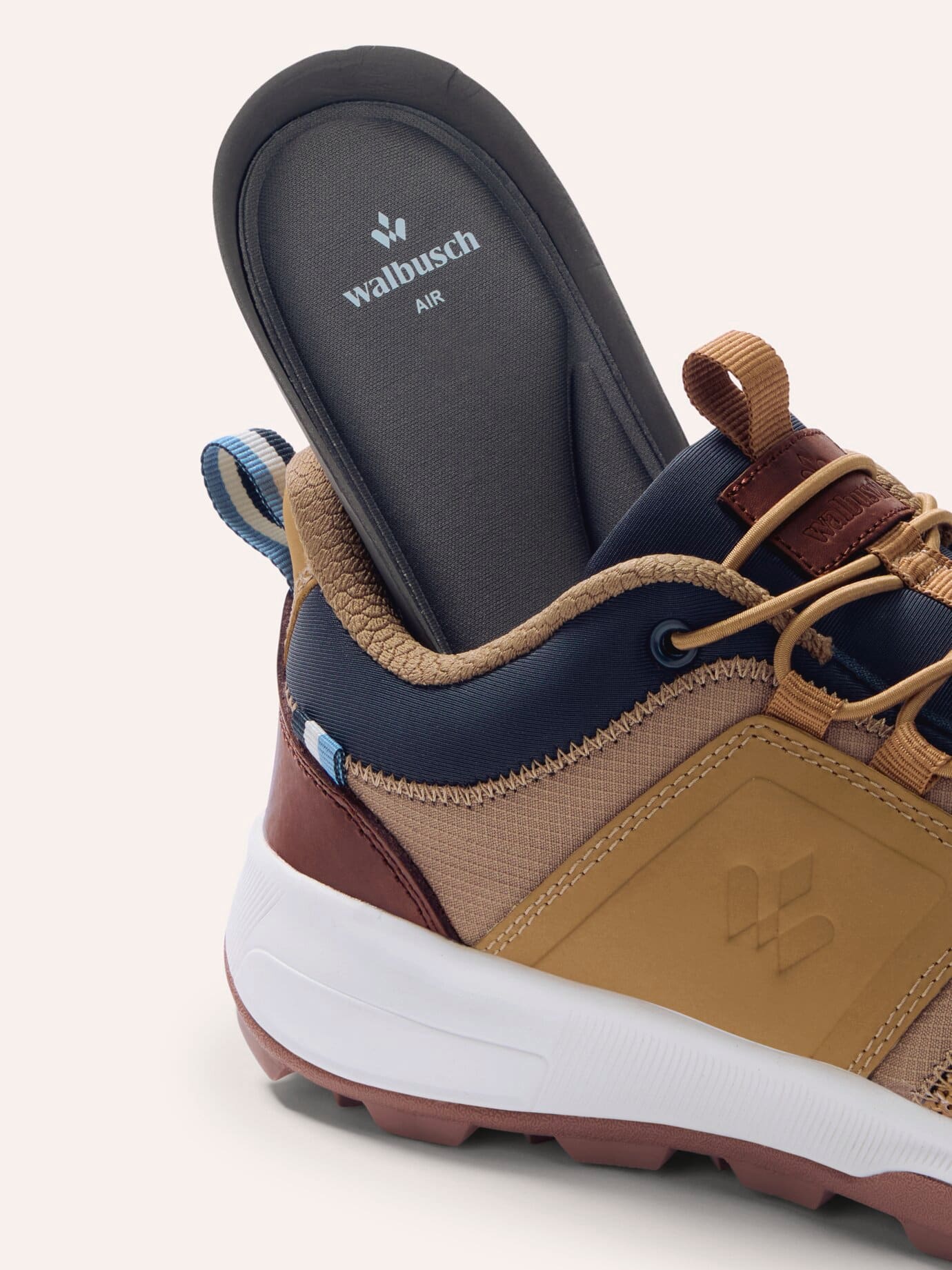 Walbusch Materialmix Sneaker Mühelos Brown 46 3