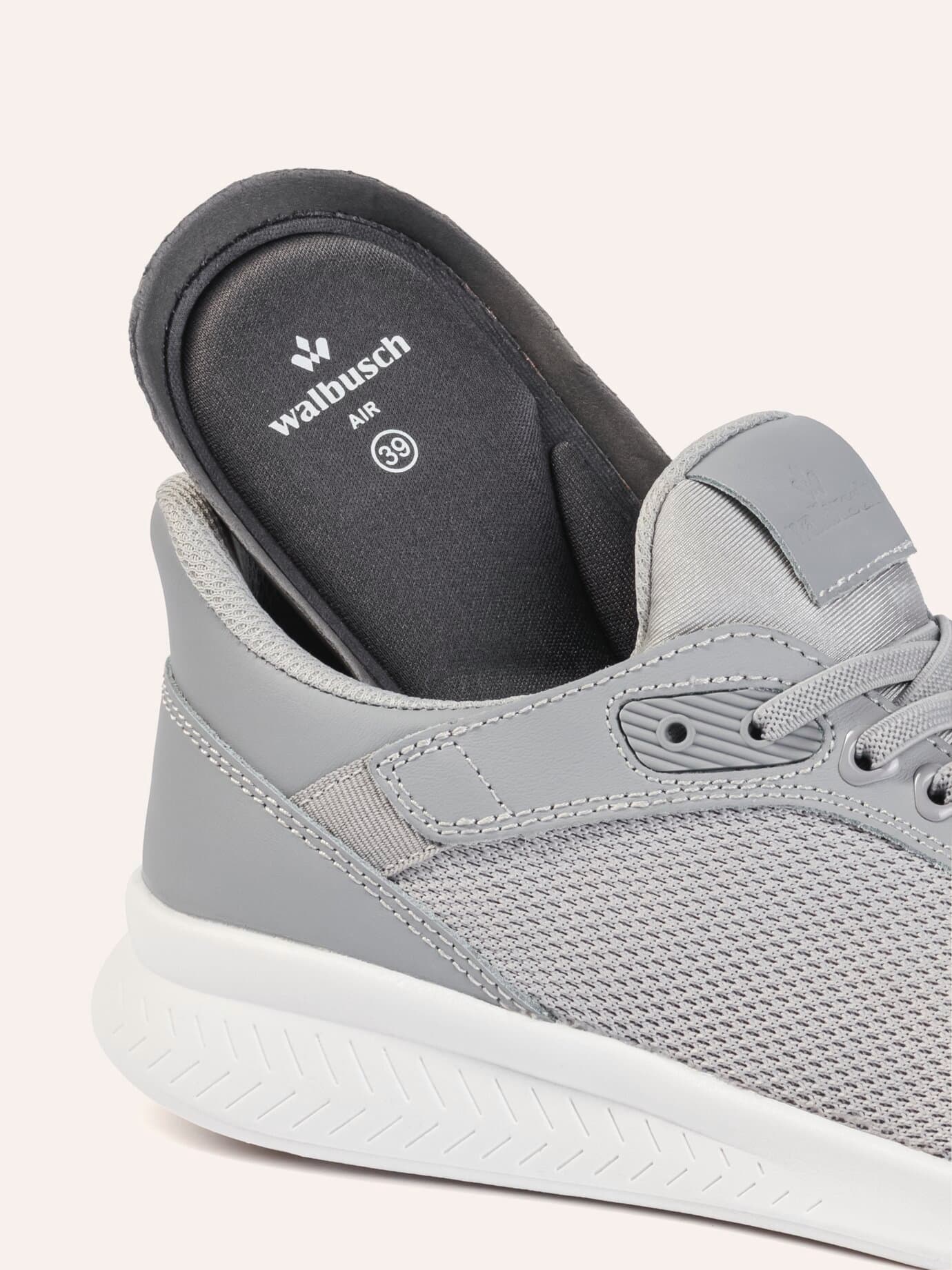 Walbusch Ultraleicht Sneaker Mühelos, , Farbe Grau, 45, komfortables Schlupfsystem herrlich leicht Herren 3