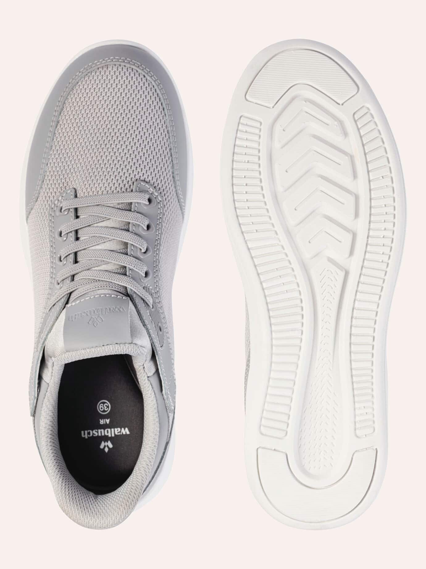 Walbusch Ultraleicht Sneaker Mühelos, , Farbe Grau, 45, komfortables Schlupfsystem herrlich leicht Herren 2