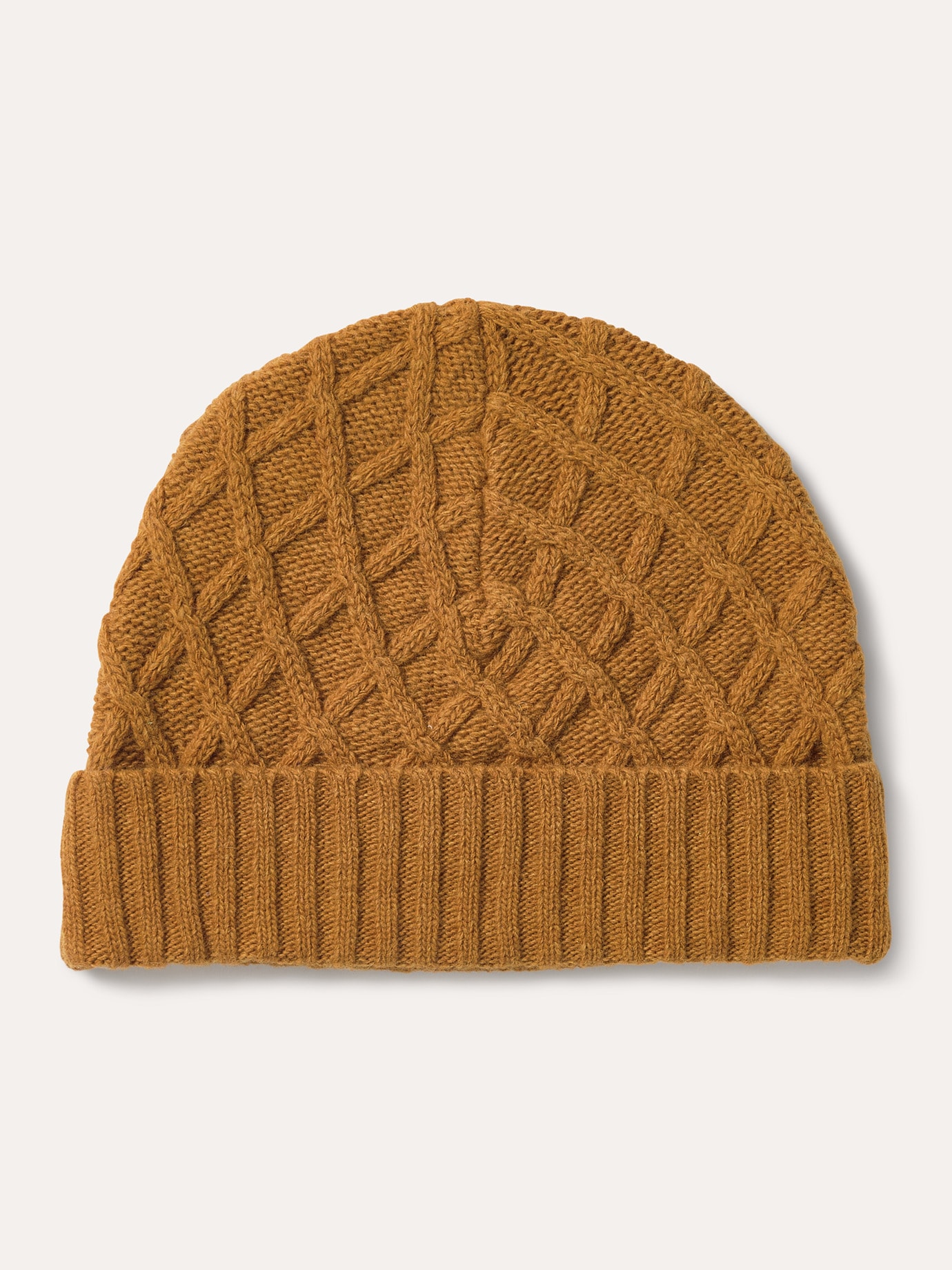 Aran-Mütze Messing
