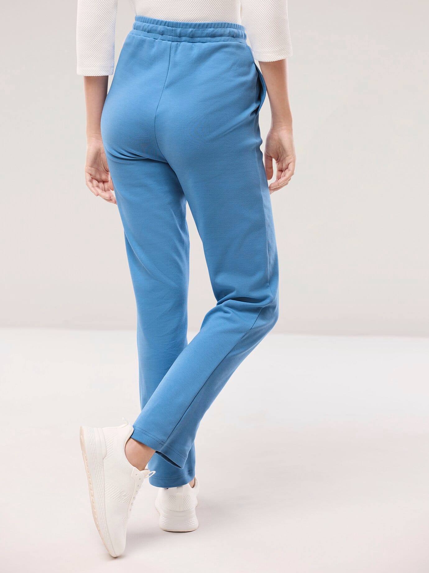 Walbusch Cotton Stretch Trousers Blue 38 7