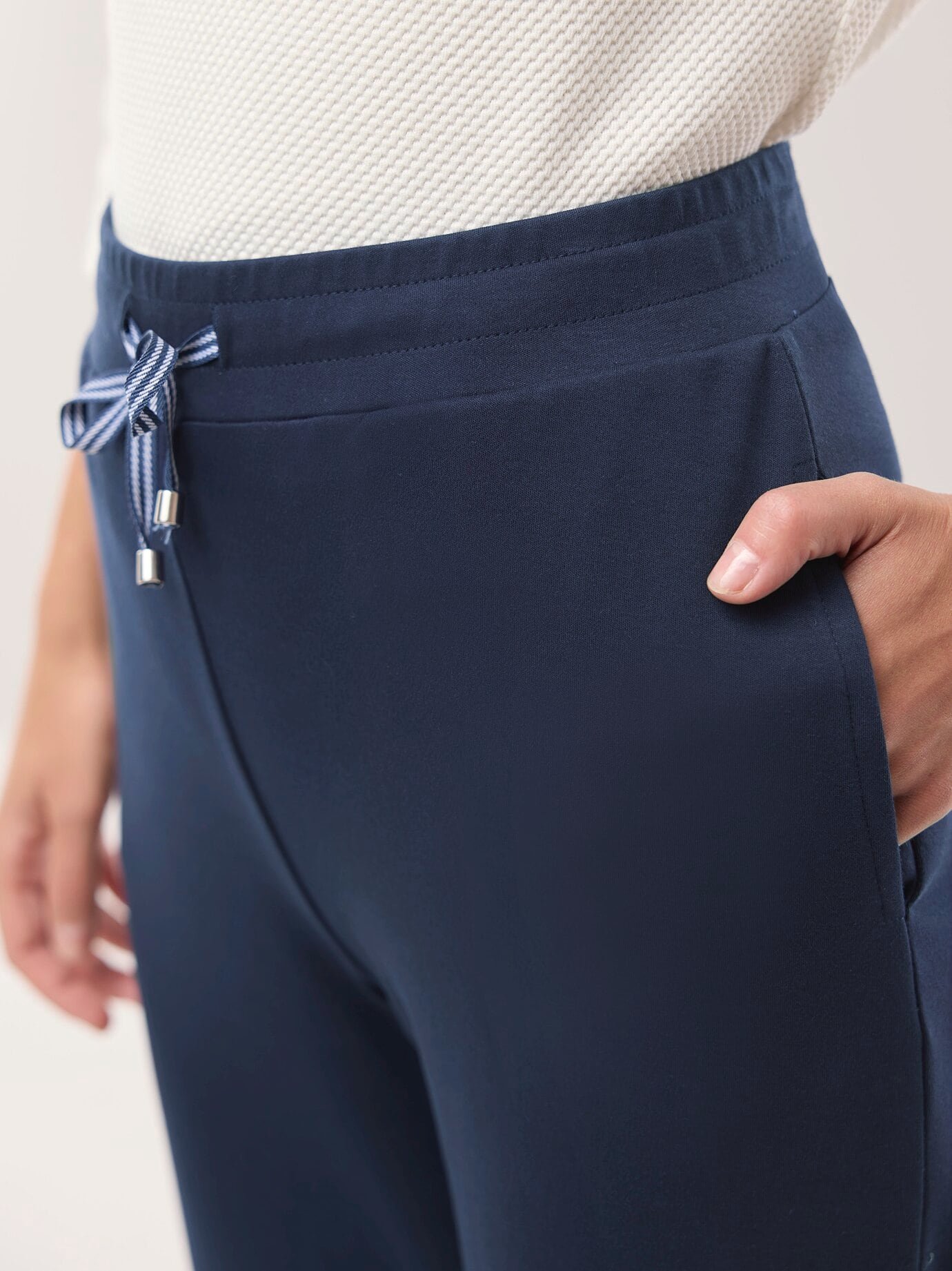 Walbusch Cotton Stretch Trousers Blue 38 4