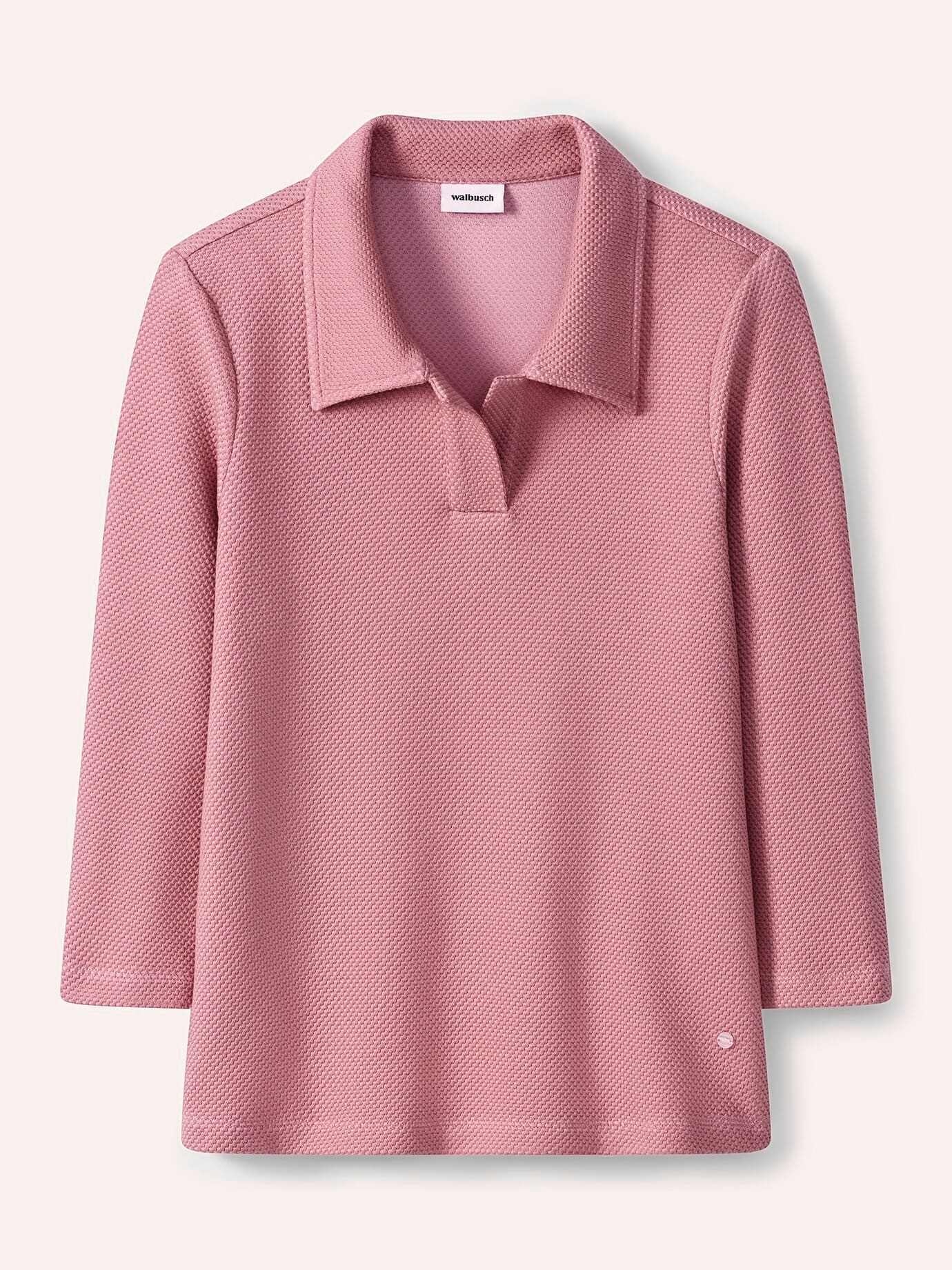 Walbusch Struktur Polo Damen Rosa 46 3