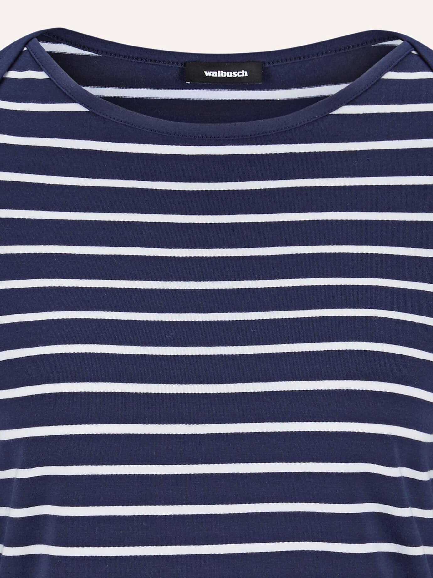 Walbusch la Ville Striped Shirt Blue 46 8