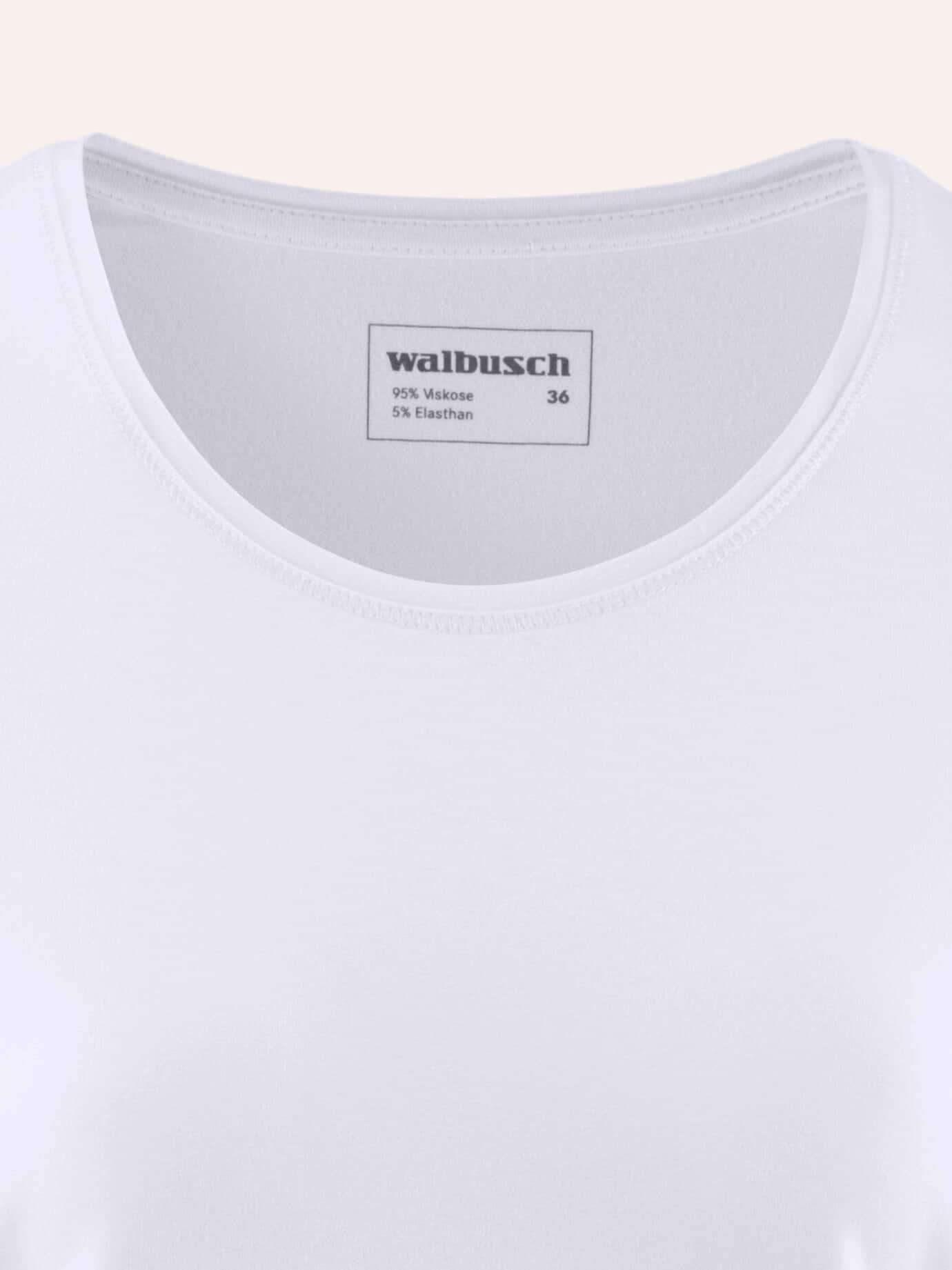 Walbusch Viskose-Shirt White 38 4