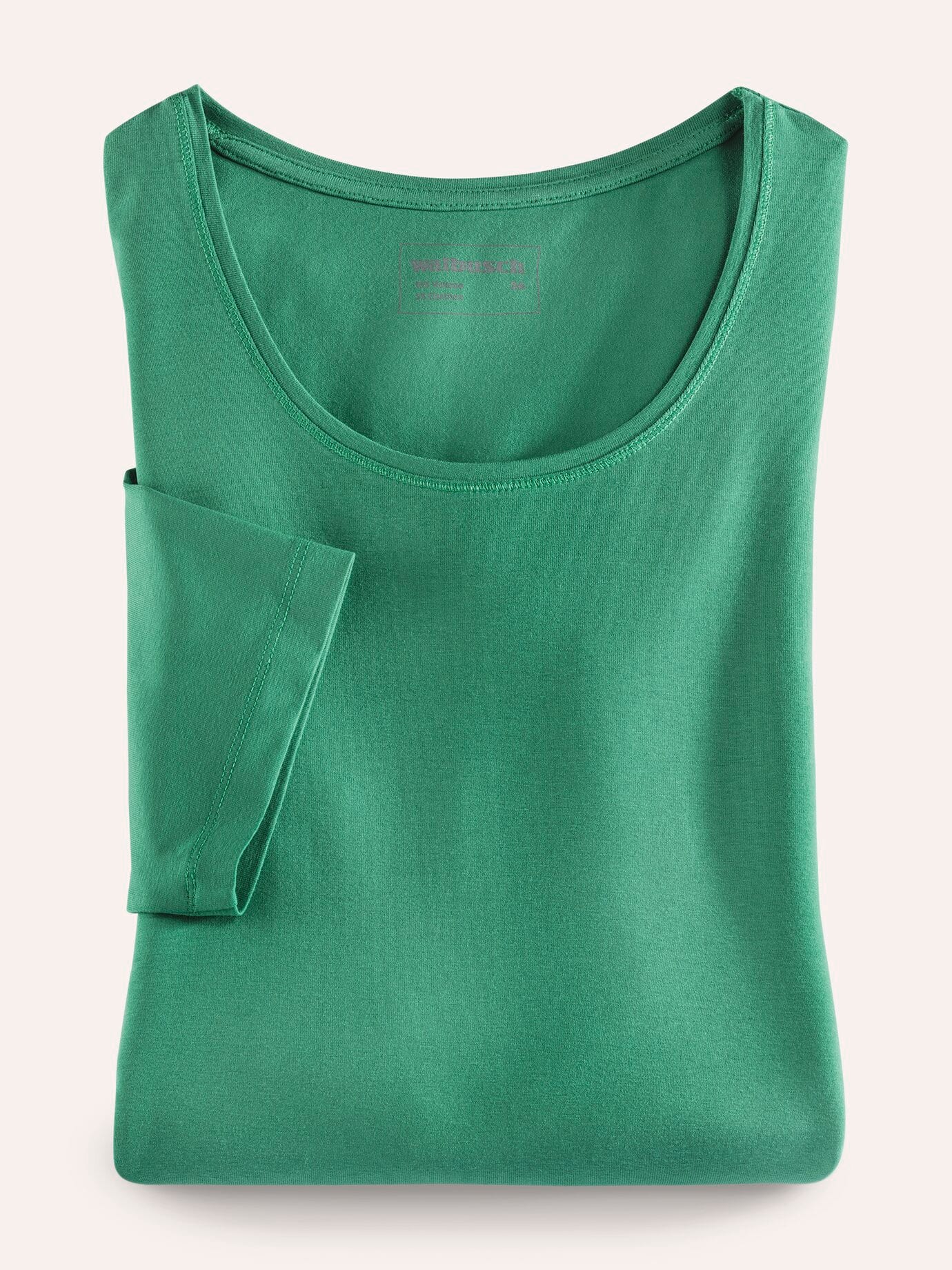 Walbusch Viskose-Shirt, , Farbe Grün, 40, zart glänzende Viskose bequemer Schnitt Damen 3