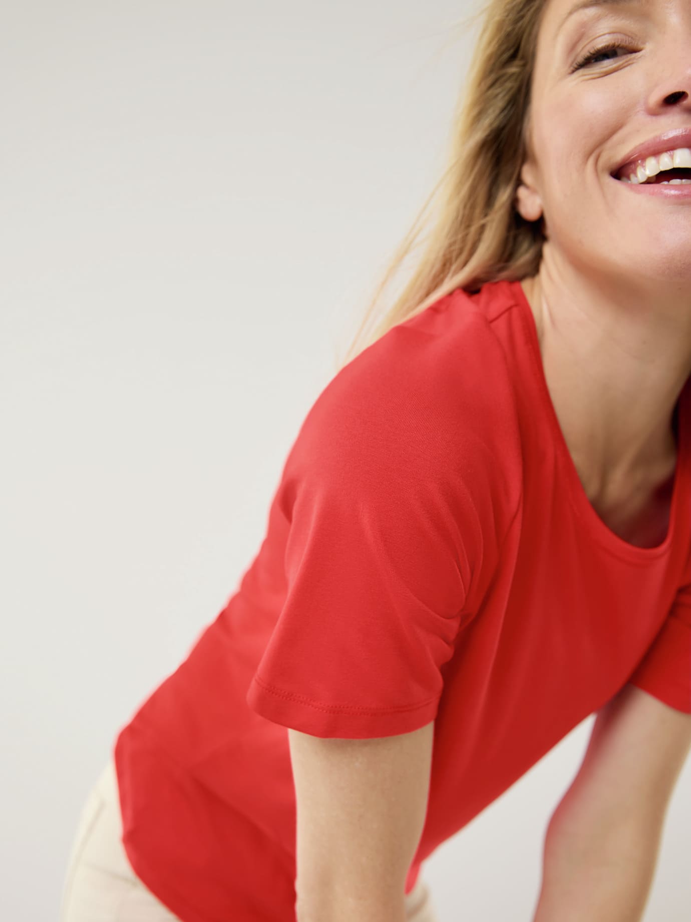 Walbusch Viskose-Shirt, , Farbe Rot, 38, zart glänzende Viskose bequemer Schnitt Damen 2