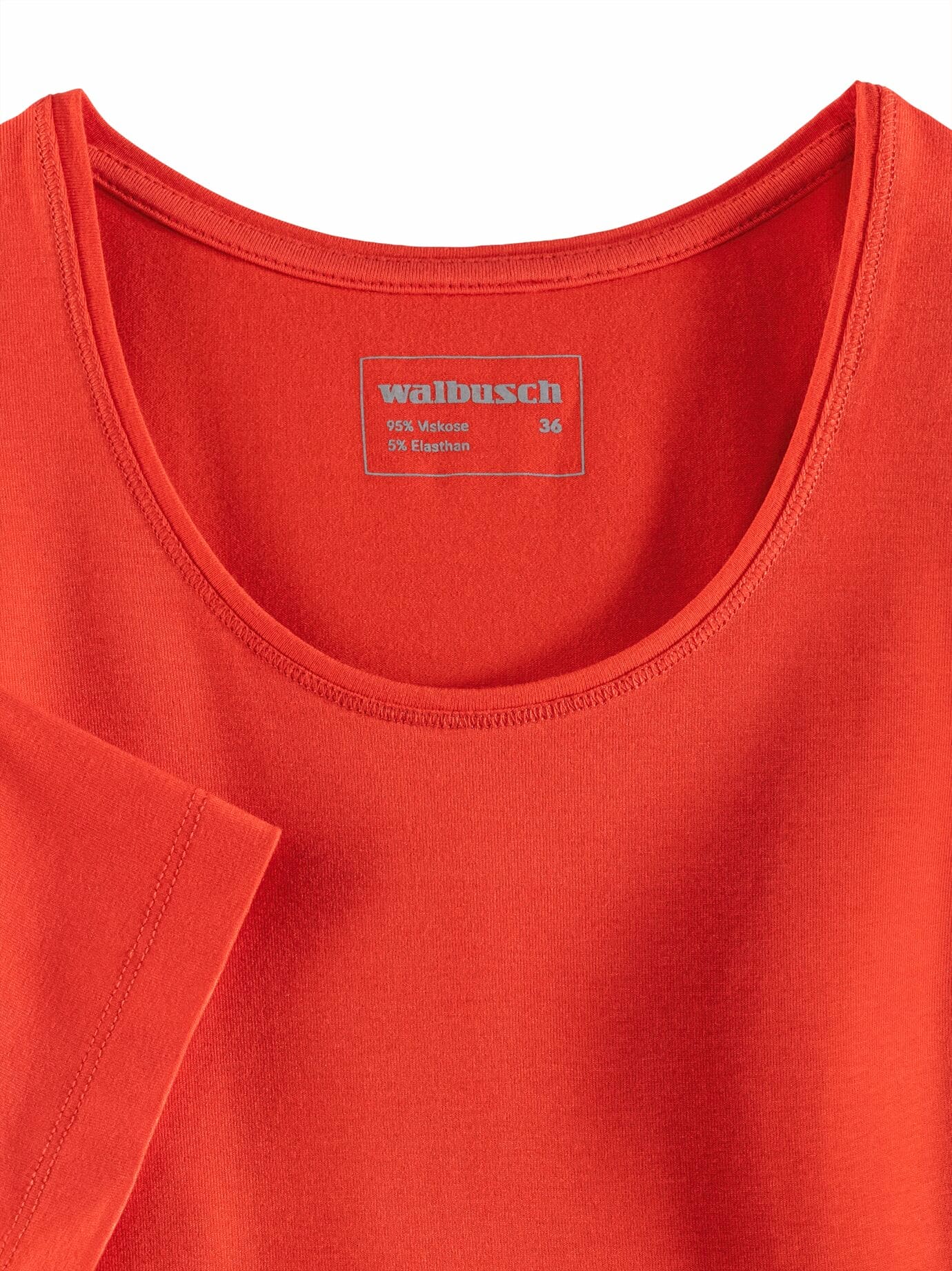 Walbusch Viskose-Shirt, , Farbe Rot, 38, zart glänzende Viskose bequemer Schnitt Damen 4