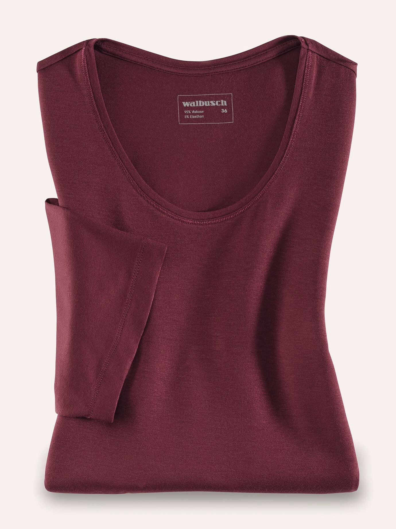 Walbusch Viscose Shirt Women Purple 44 3