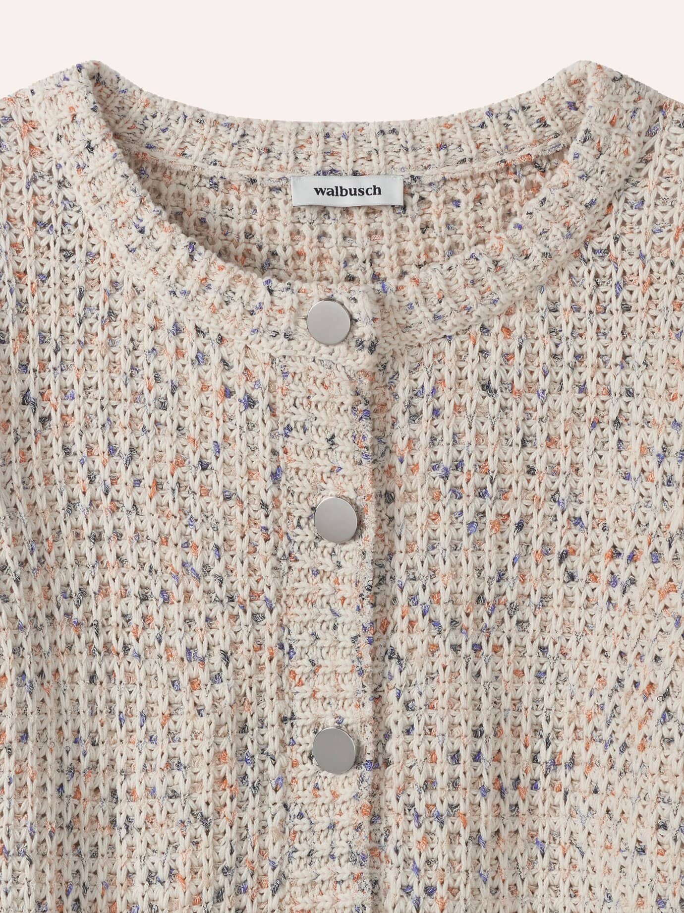 Walbusch Strickjacke Bouclegarn, normale Größen, Farbe Weiß, 36, weiches Bouclégarn  Damen 4