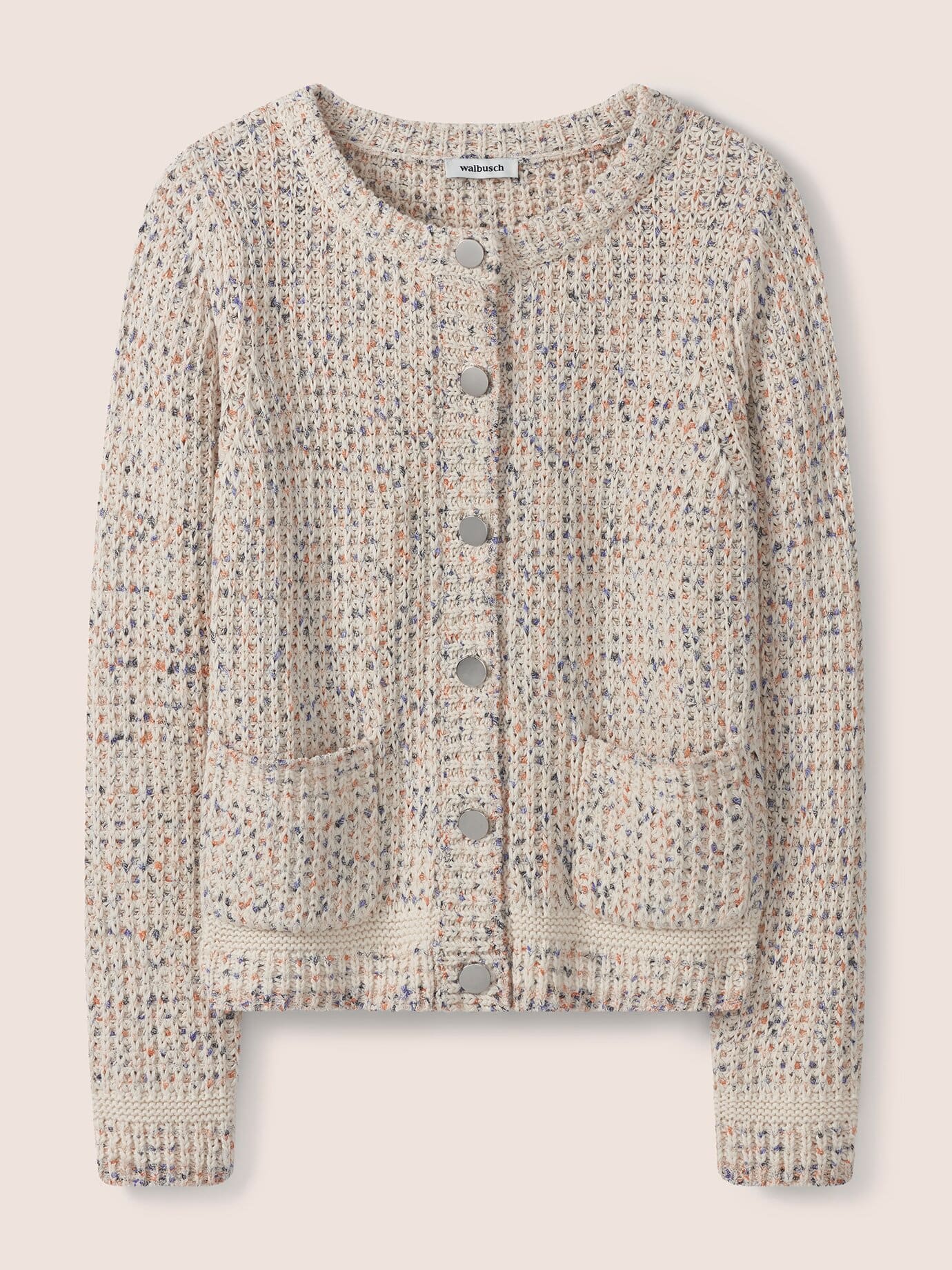 Walbusch Strickjacke Bouclegarn, normale Größen, Farbe Weiß, 36, weiches Bouclégarn  Damen 3