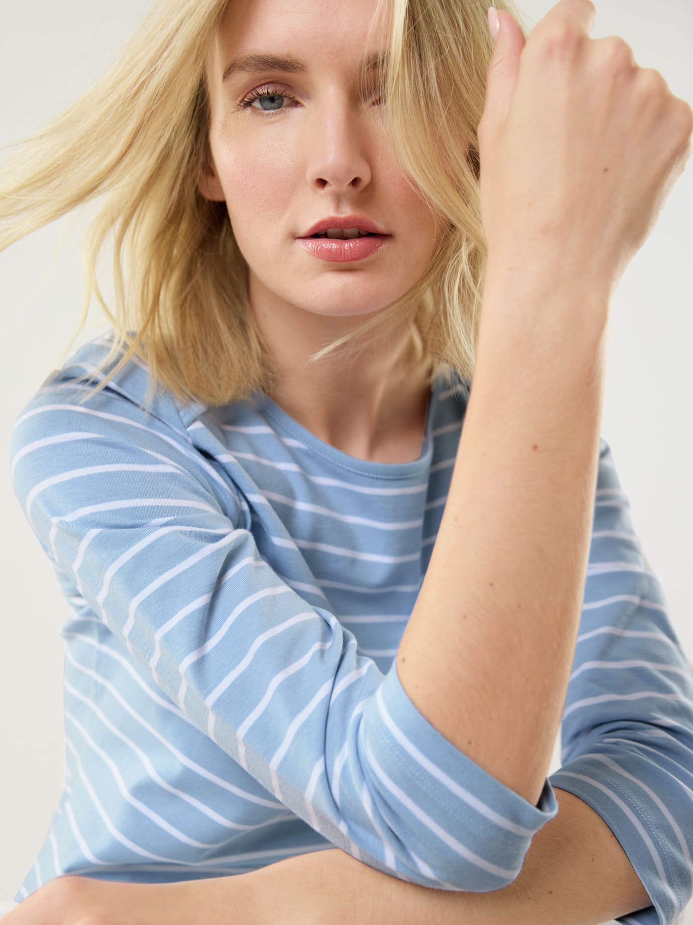 Walbusch la Ville Striped Shirt Blue 46 2