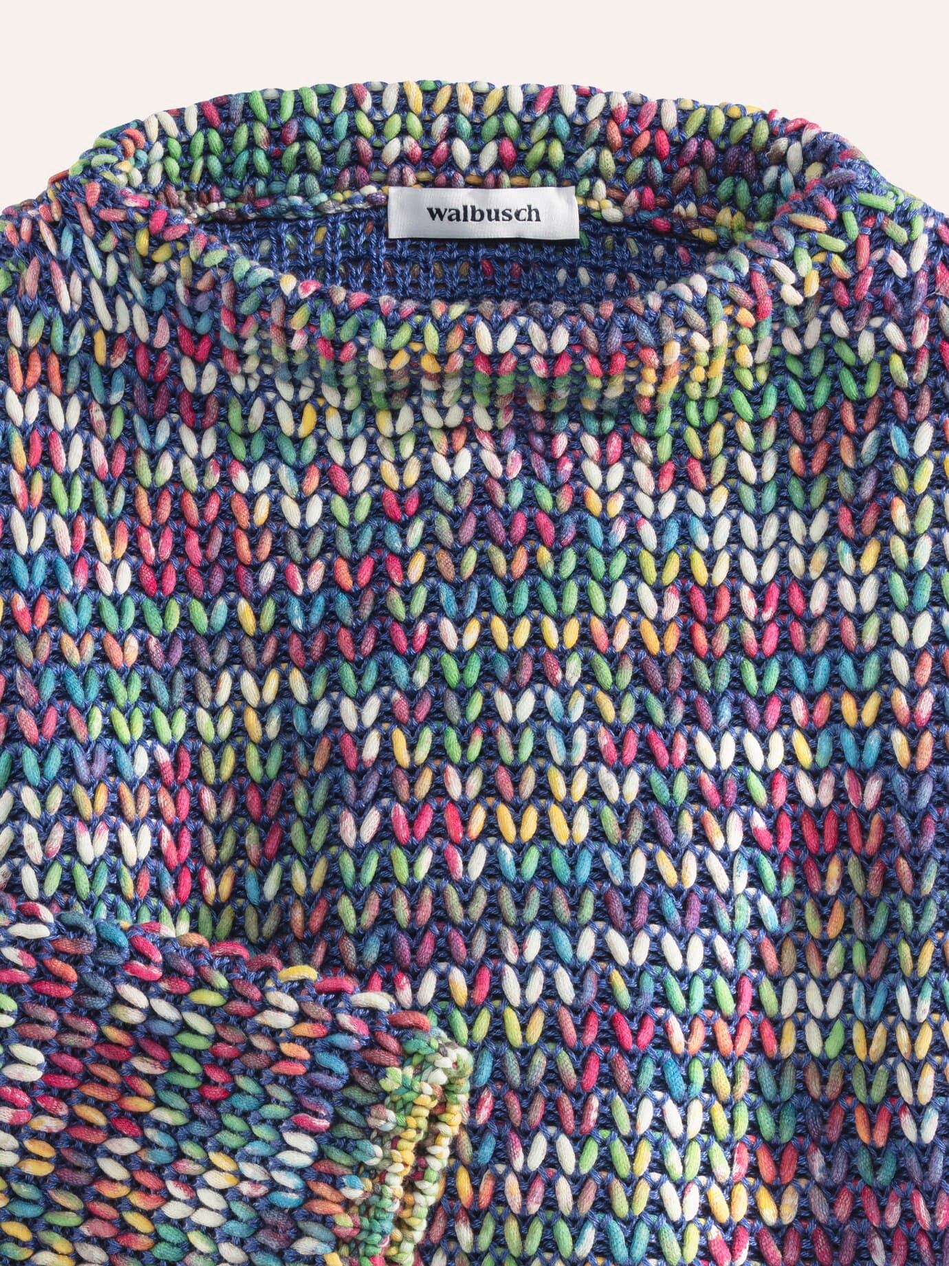 Walbusch Lightweight Sweater Blue Size 52 3
