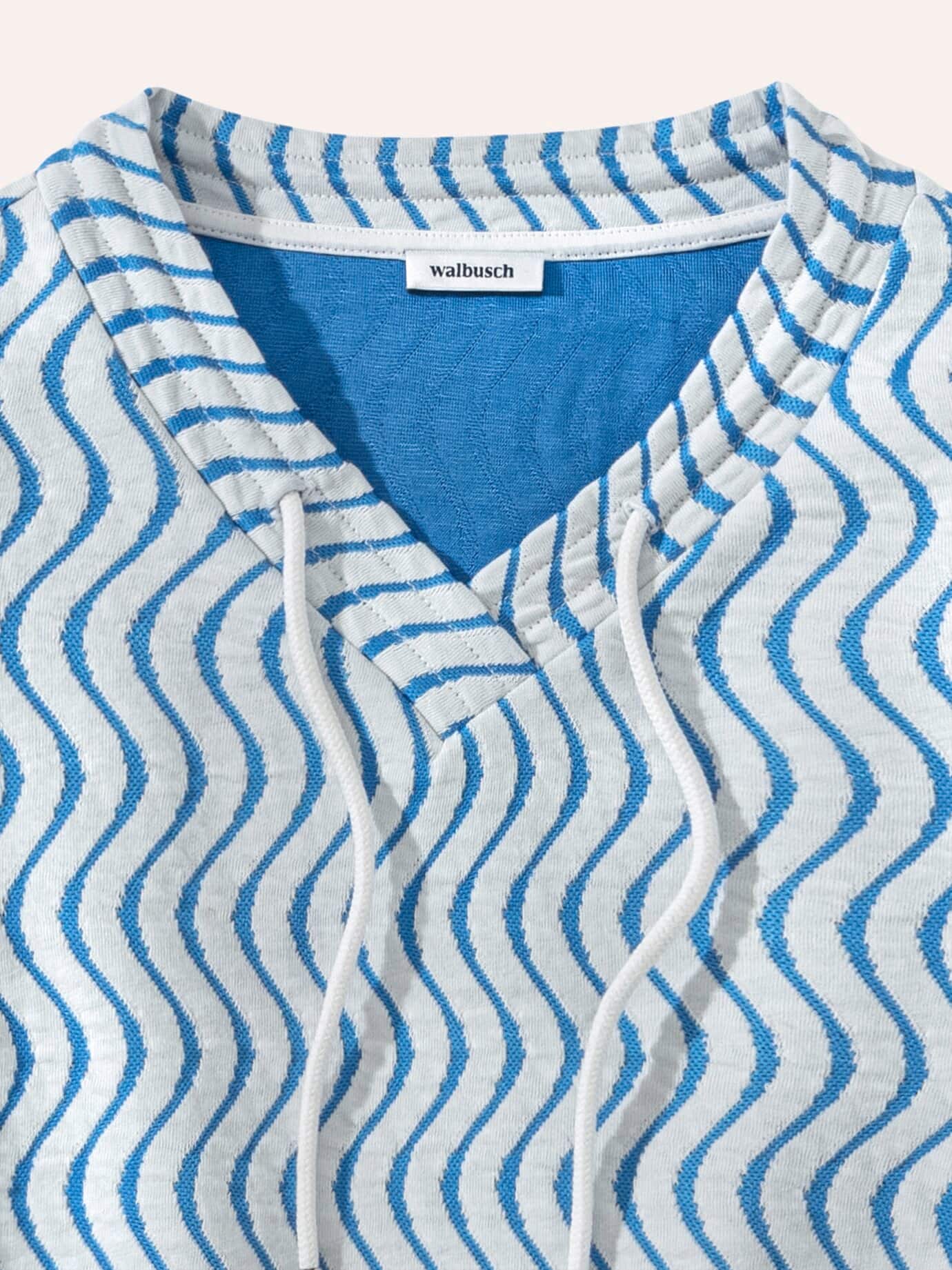 Walbusch Sweatshirt perfekte Welle Blau 40 4