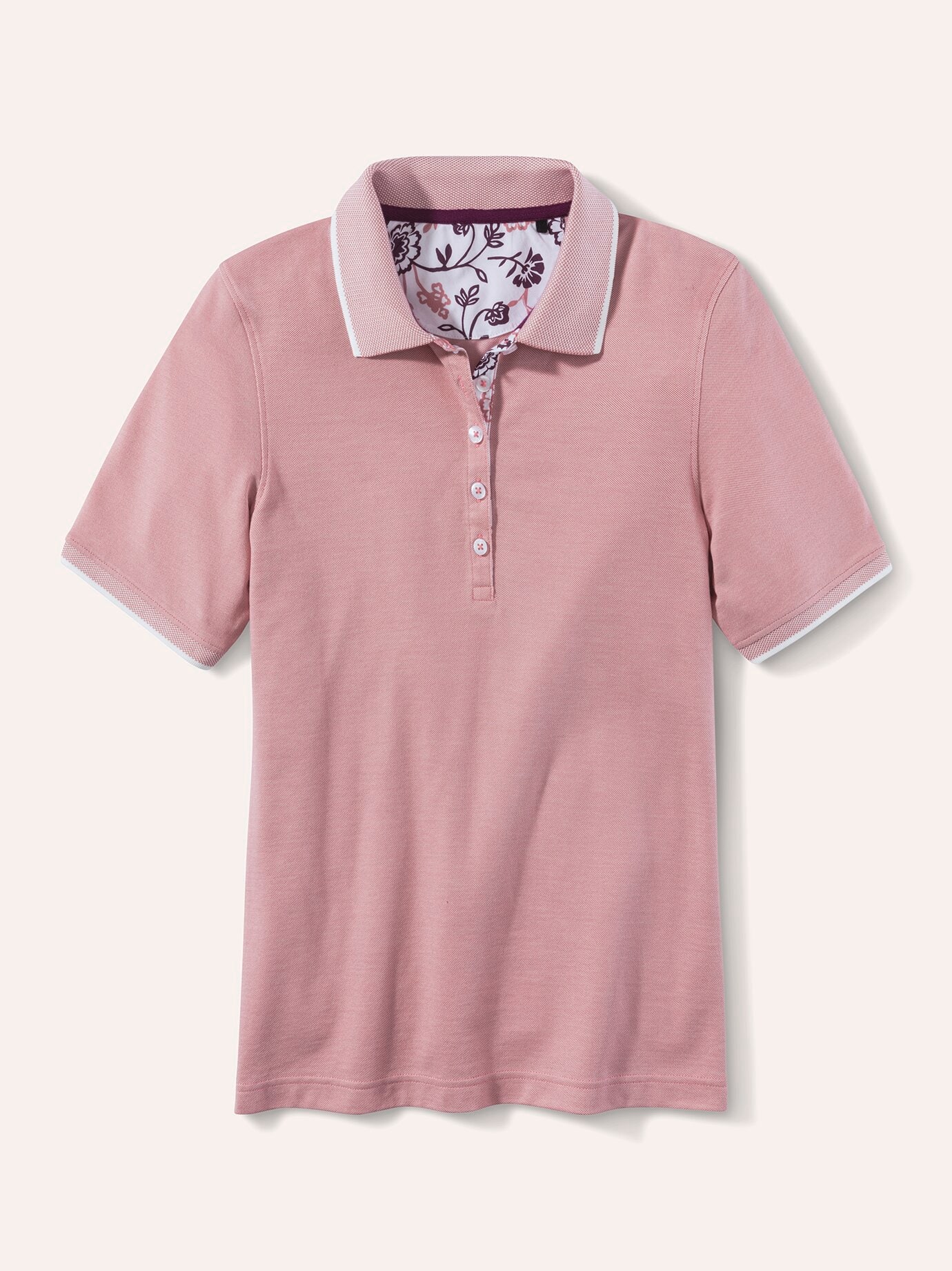 Walbusch Extraglatt-Polo Damen Rosa 42 2