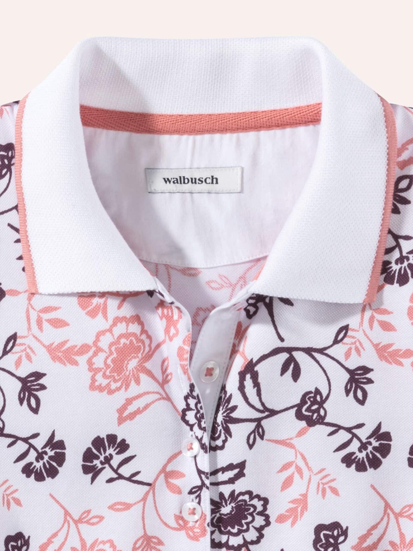 Walbusch Extraglatt-Polo Damen Rosa 42 7
