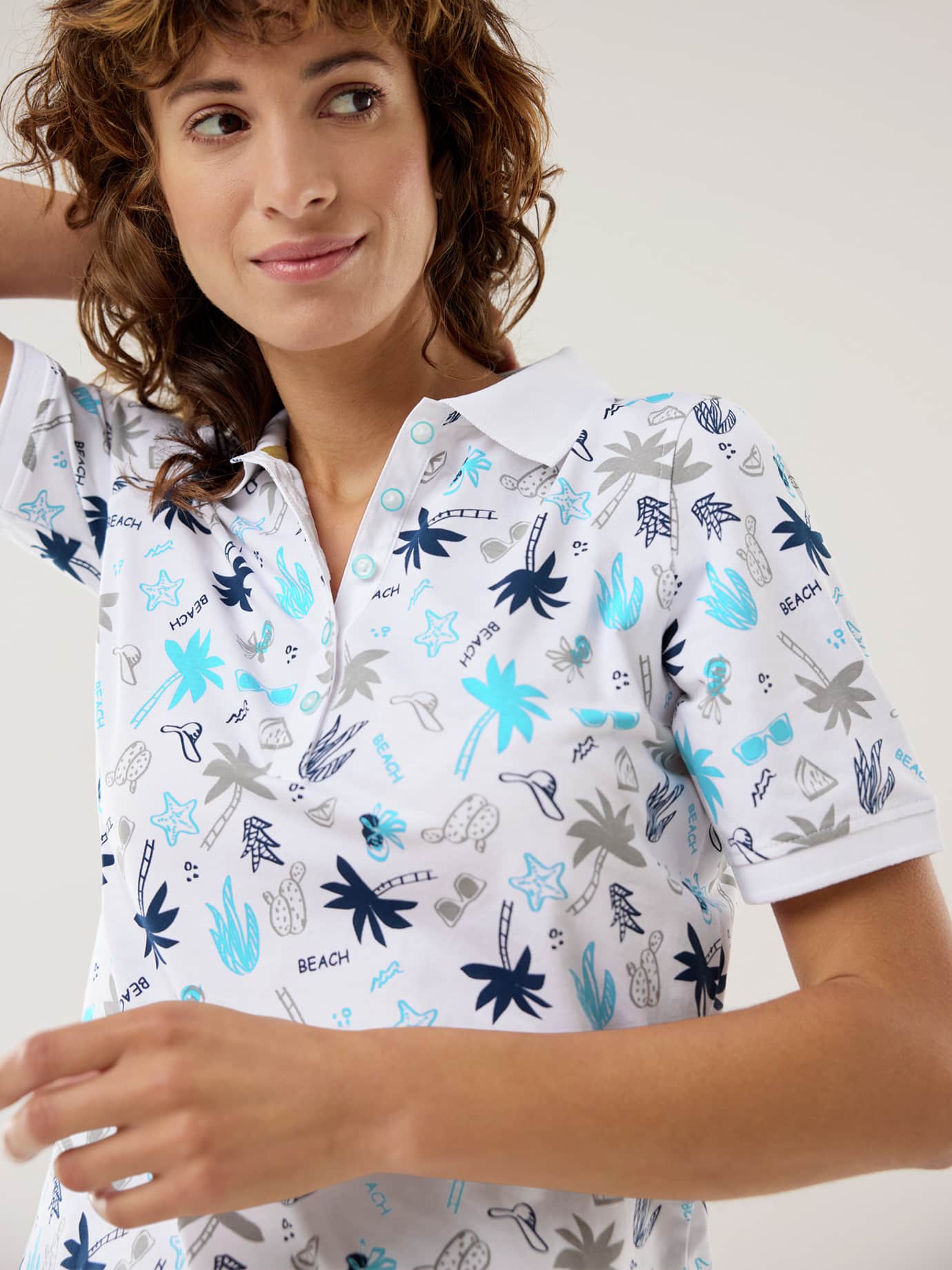 Walbusch Jersey Polo White 36 2