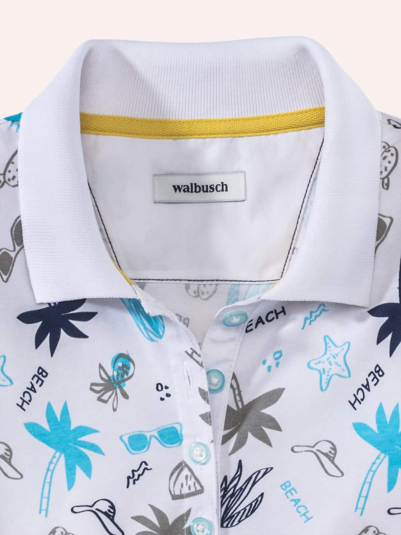 Walbusch Jersey Polo White 36 4