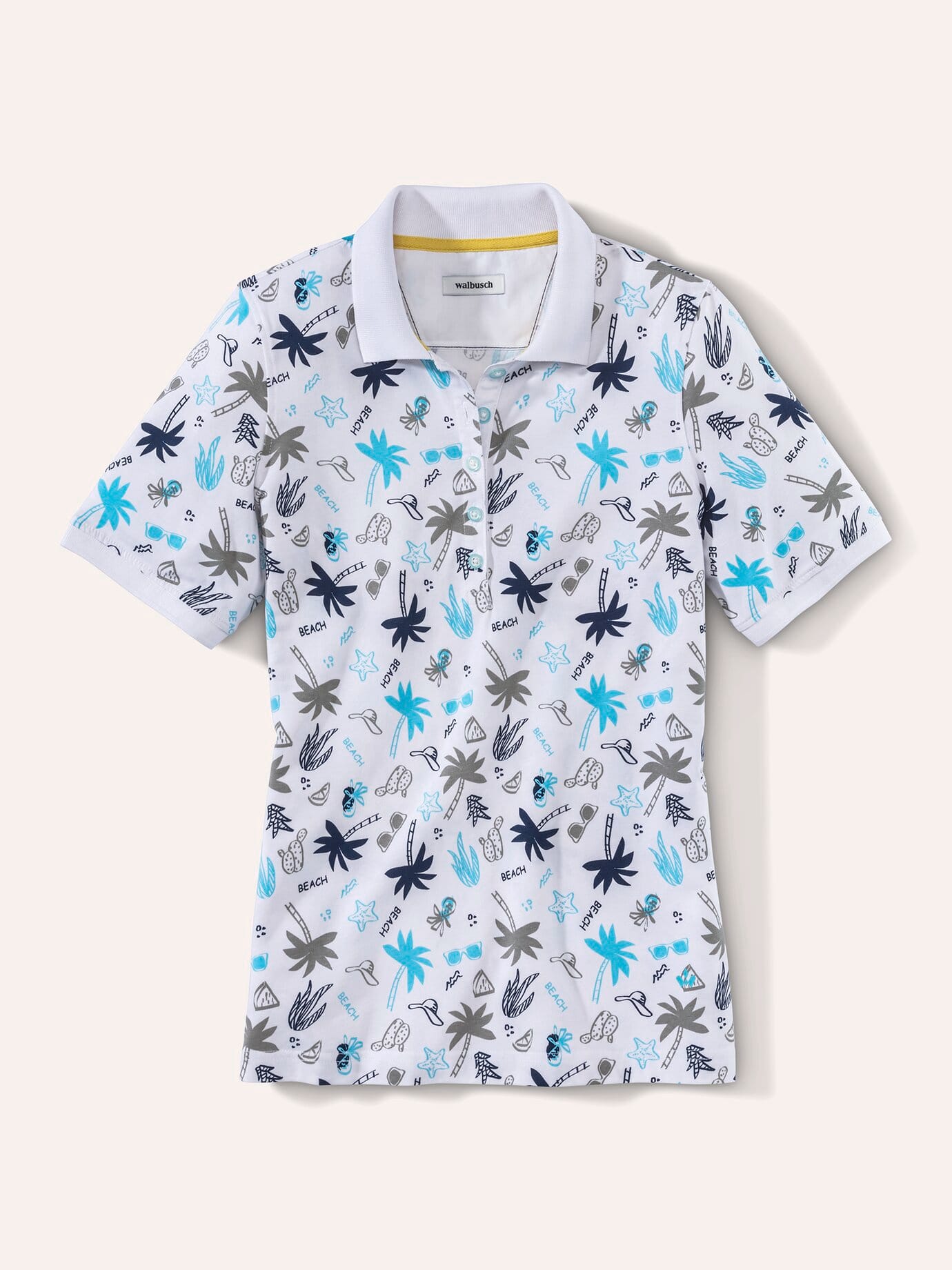 Walbusch Jersey Polo White 36 3