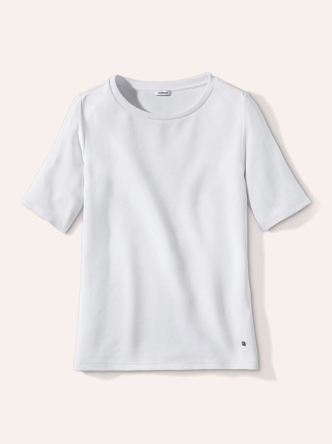 Walbusch Ottoman Shirt, normale Größen, Farbe Weiß, 40, elastische Ottoman-Struktur weicher Viskosemix Damen 3