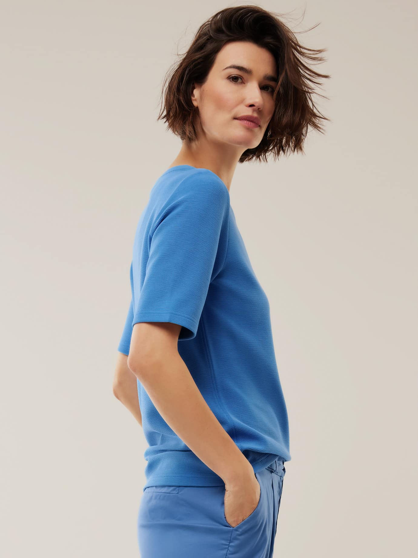 Walbusch Ottoman Shirt Blau 38 6