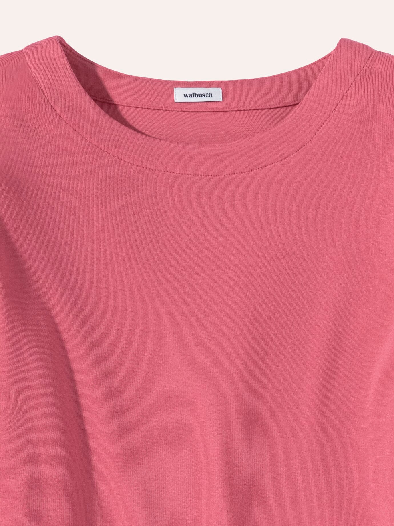 Walbusch Baumwollshirt Softrib, normale Größen, Farbe Pink, 38, hautsympathische Baumwolle bequem, da elastisch Damen 4