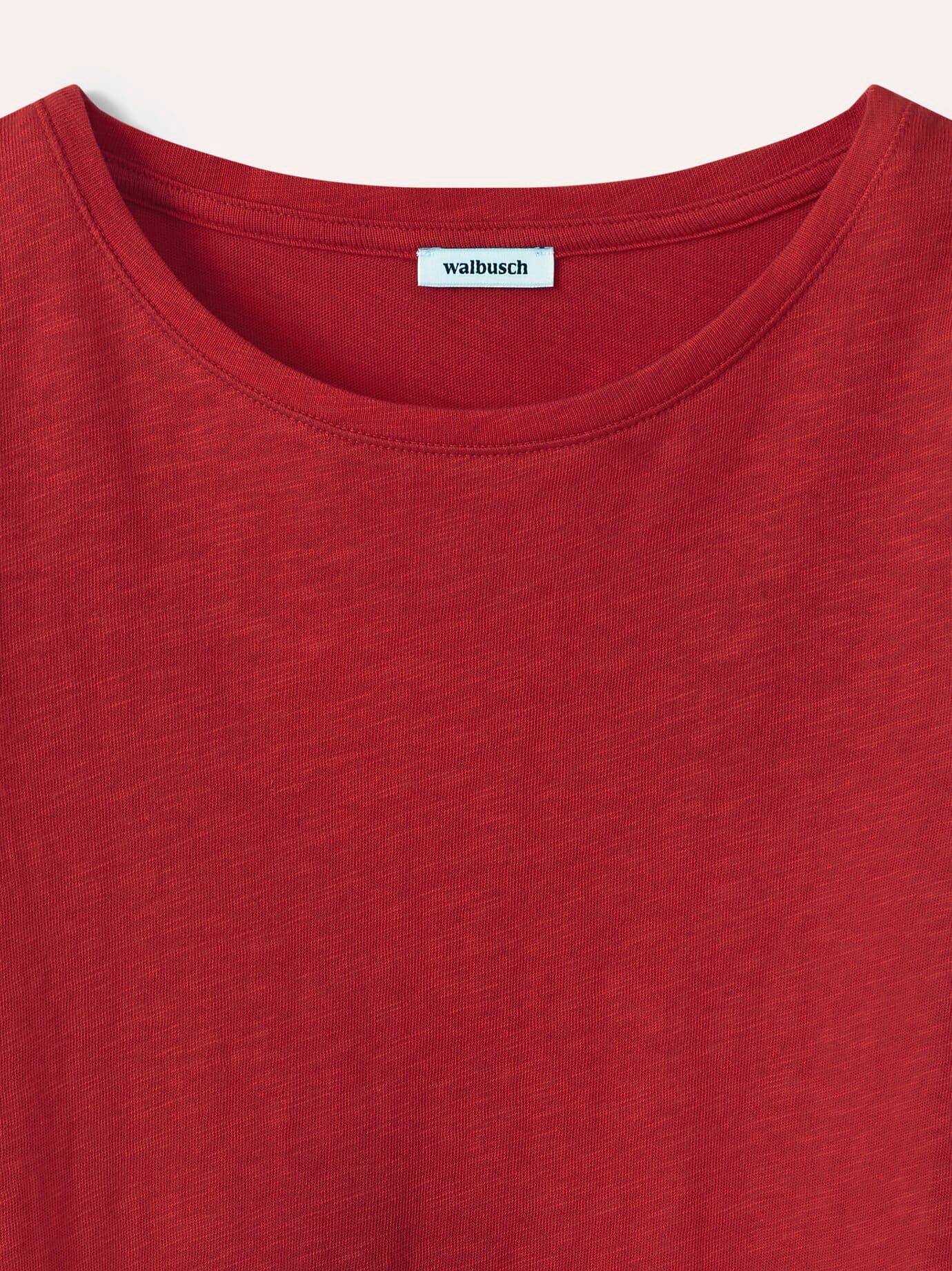 Walbusch Baumwollshirt aus Flammengarn, normale Größen, Farbe Rot, 52, reine Baumwolle Flammengarn Damen 4