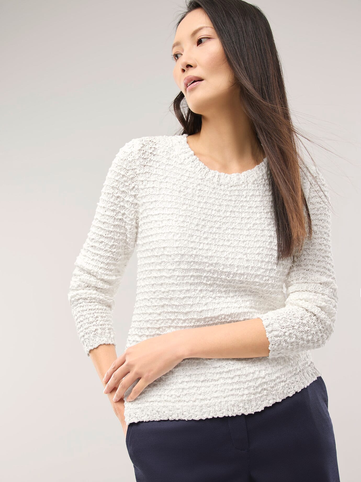 Thumbnail - Strukturpullover mit Noppen-Effekt