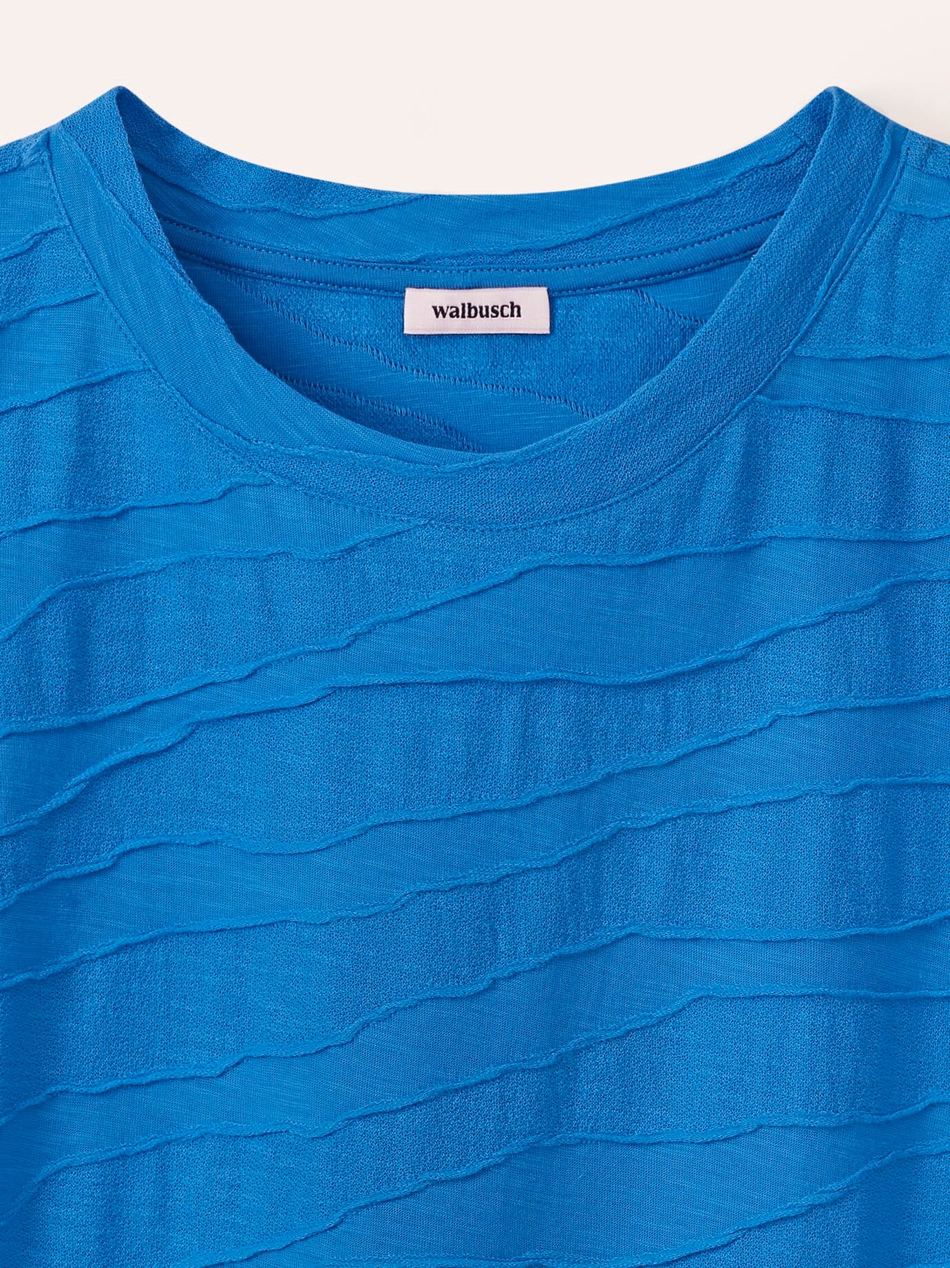 Walbusch Welle Structure Shirt Blue 52 8