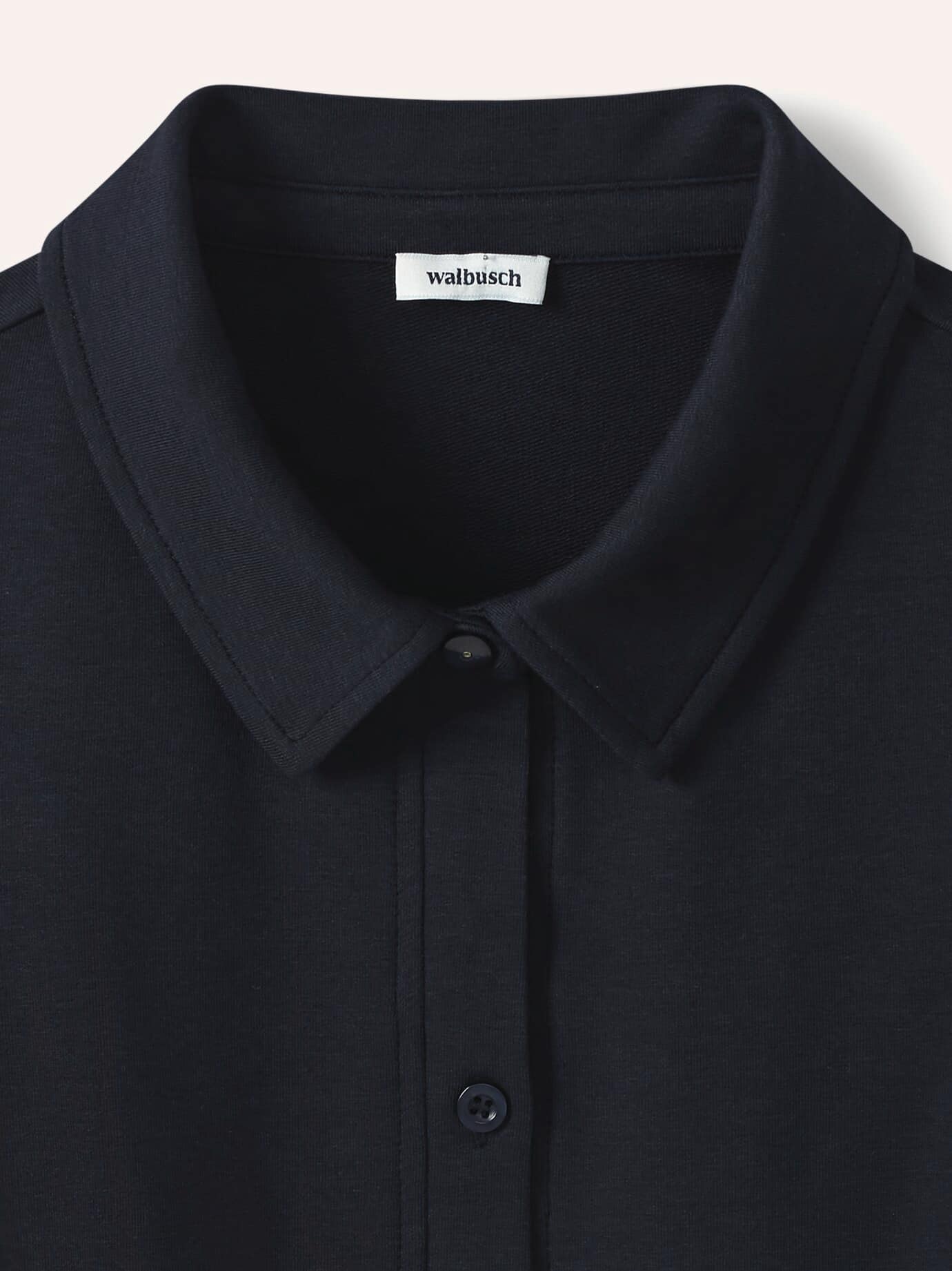Walbusch Poloshirt Kontrastdetail, normale Größen, Farbe Blau, 44, weicher Baumwoll-/Modalmix moderner Look Damen 4