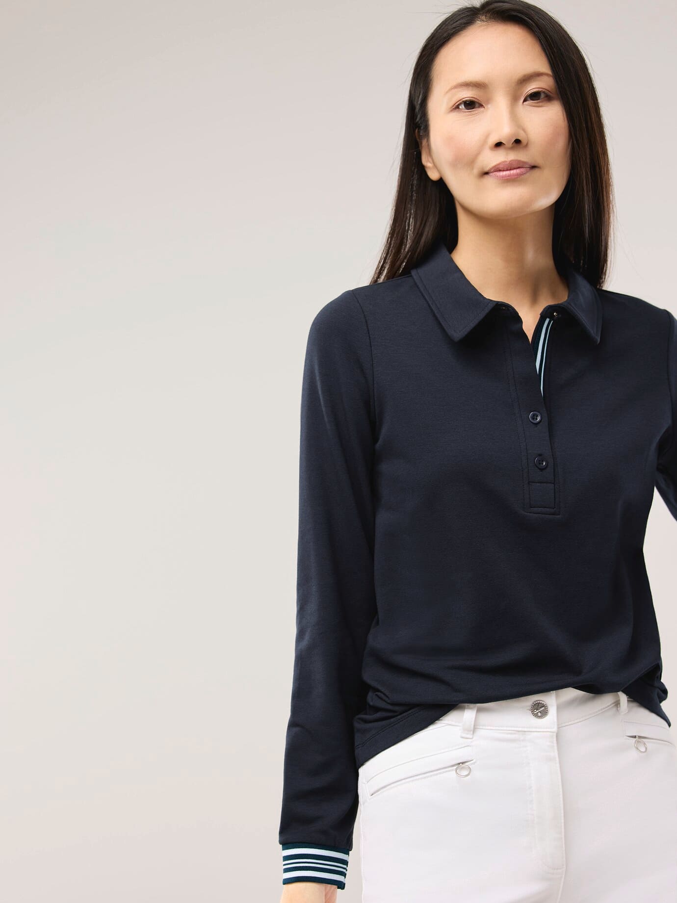 Thumbnail - Poloshirt Kontrastdetail