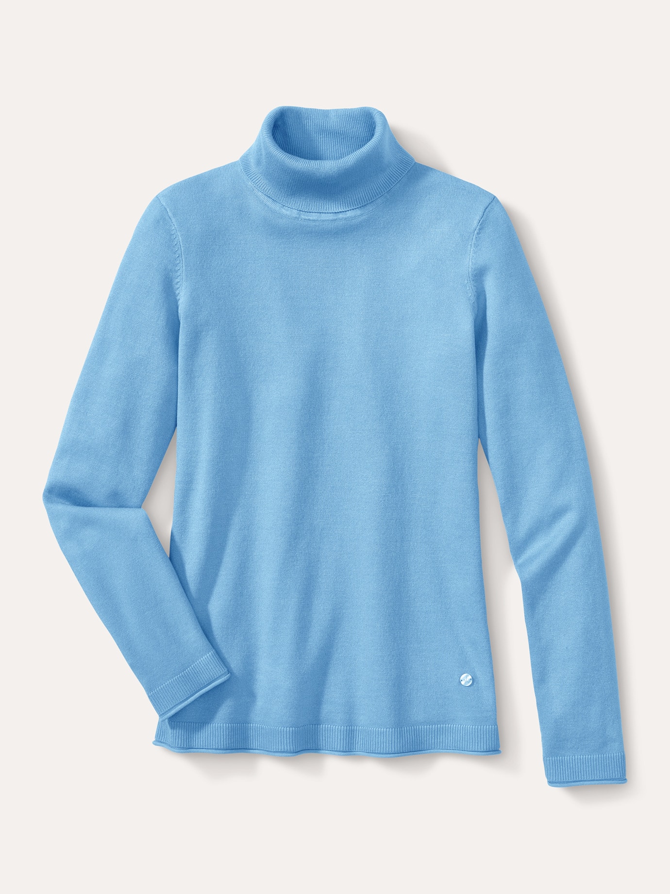 Walbusch Hautschmeichler Women's Turtleneck Blue 40 7