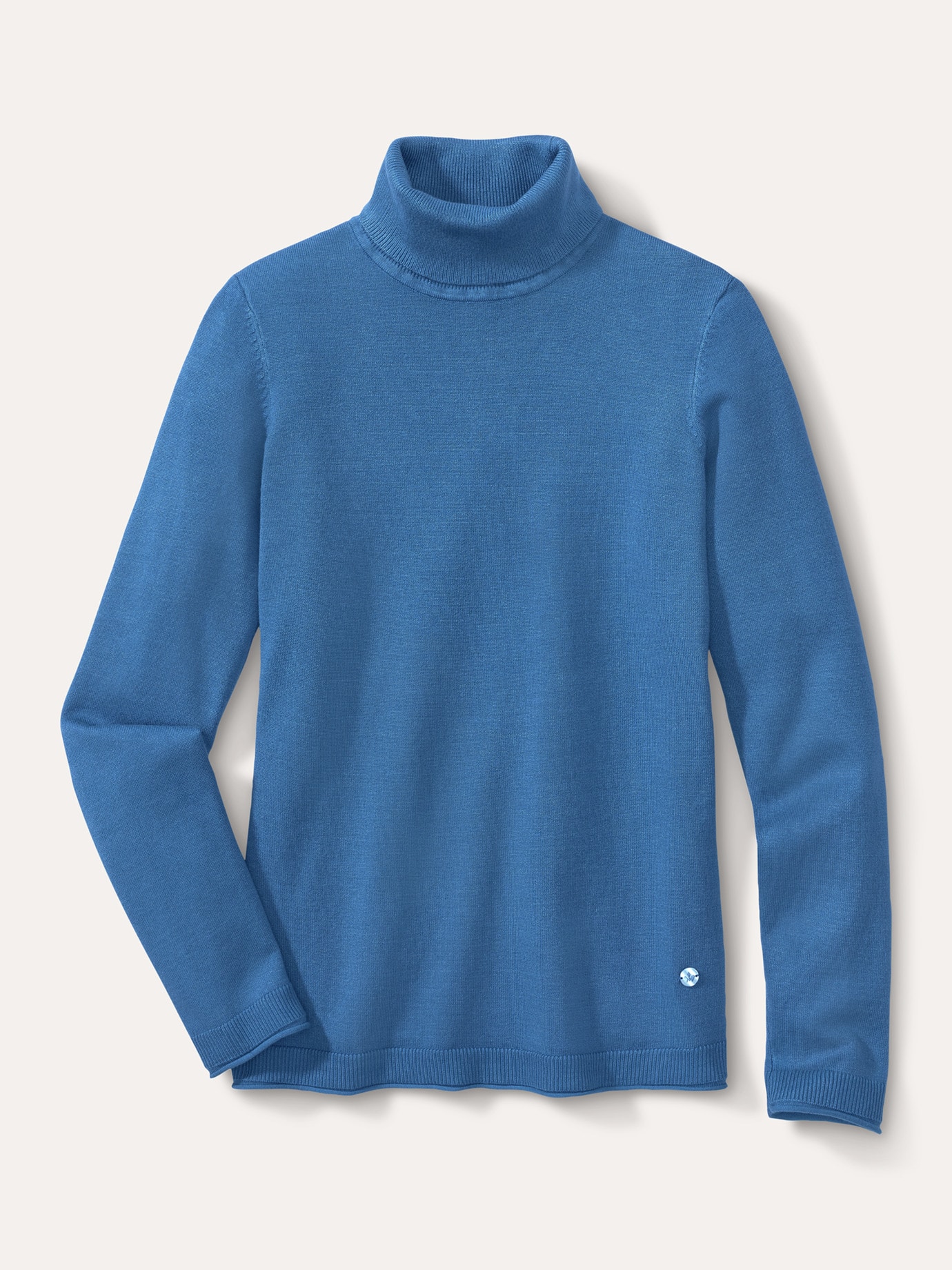 Walbusch Hautschmeichler Women's Turtleneck Blue 40 3