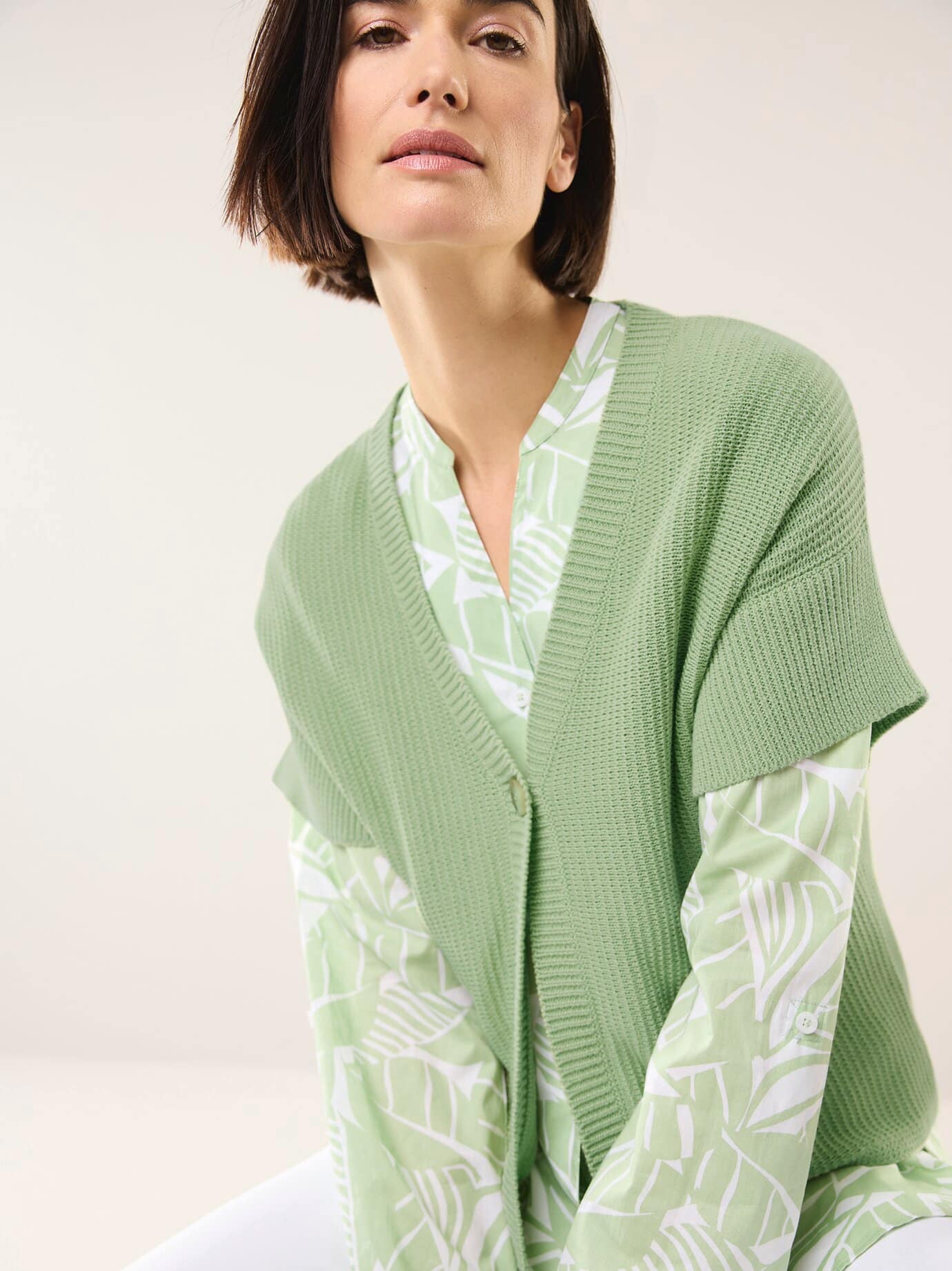 Thumbnail - Strickweste Strukturmuster