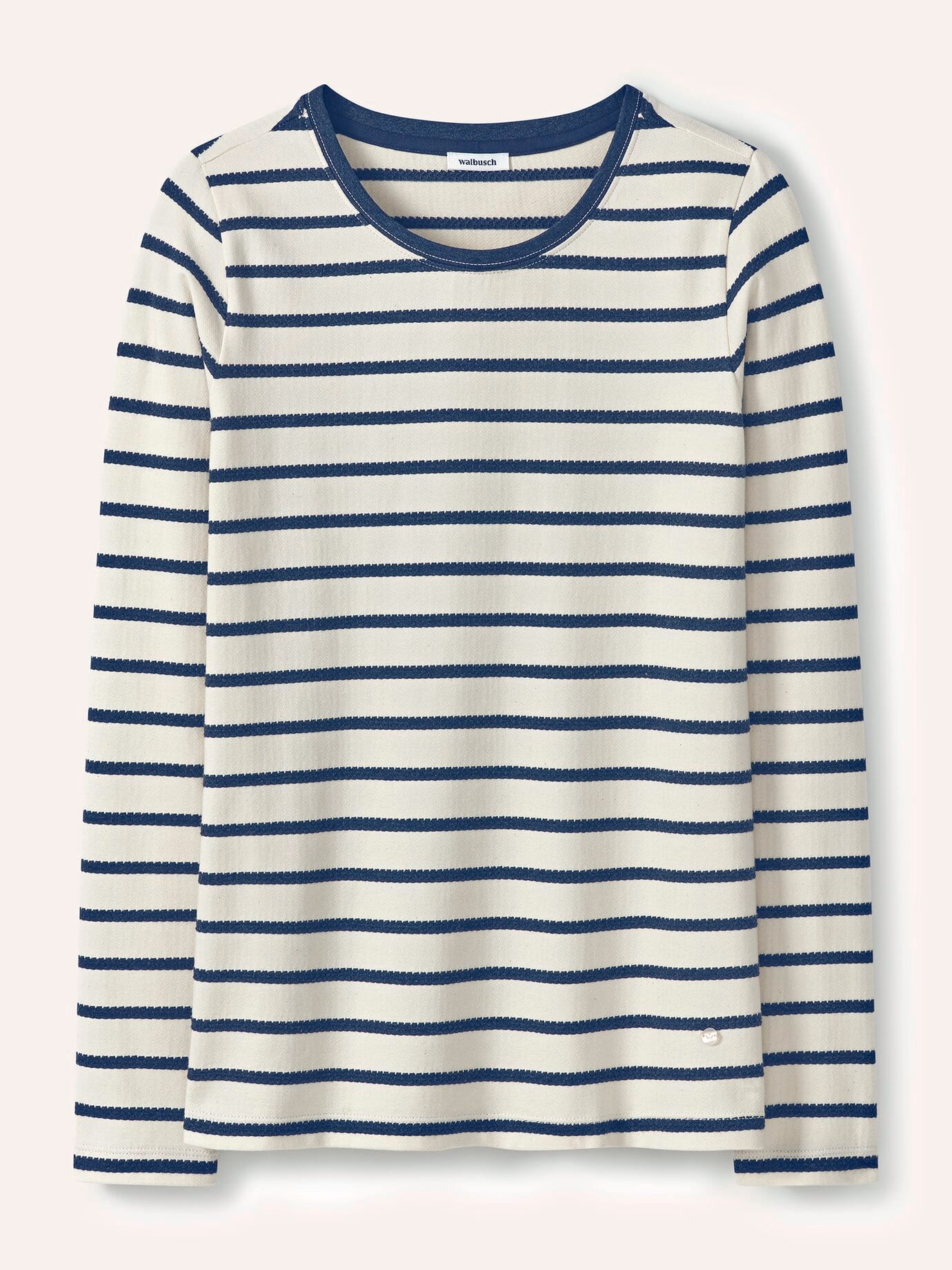 Thumbnail - Baumwollshirt Ringelstruktur