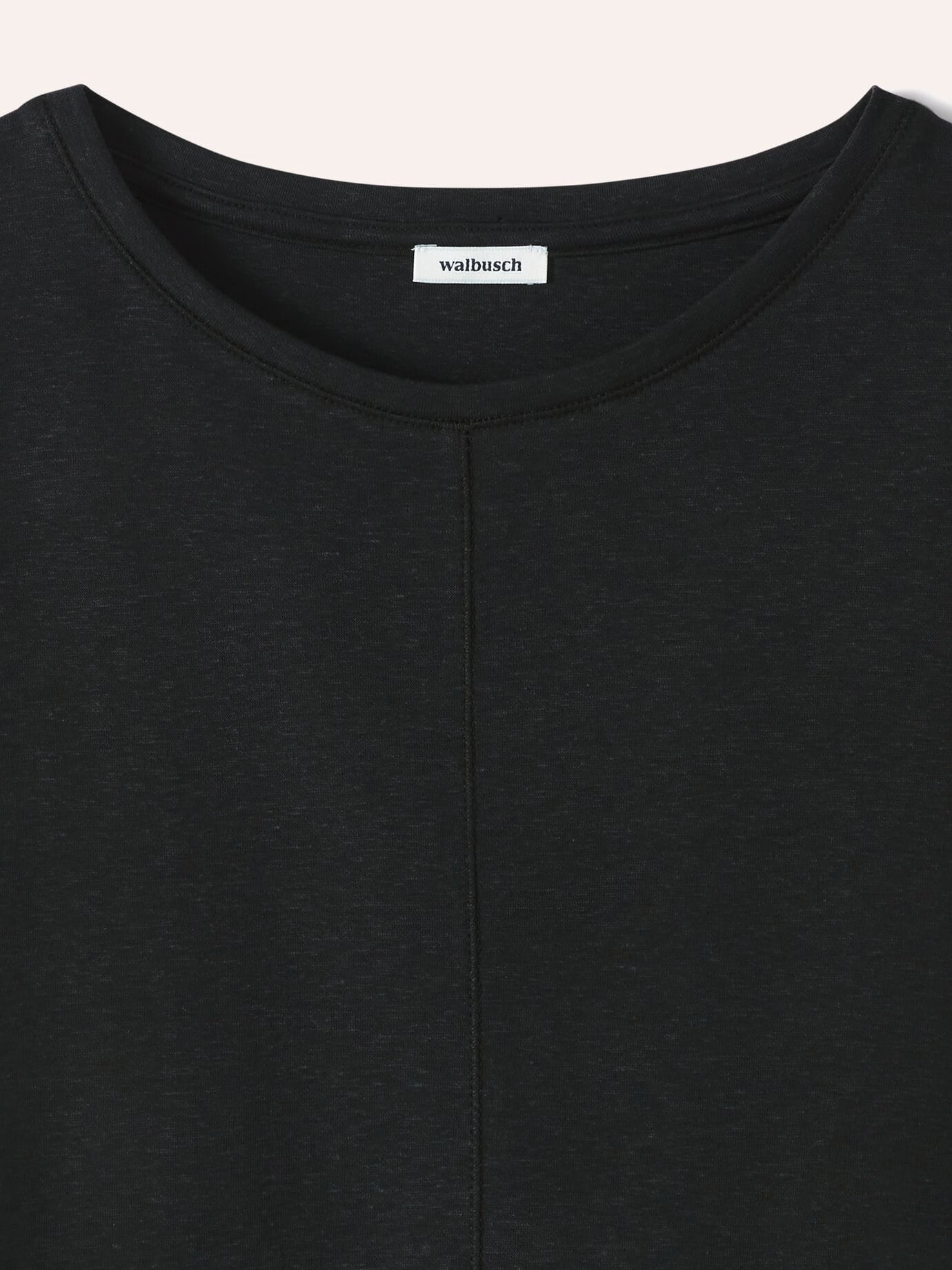 Walbusch Kimonoshirt Leinenmix, normale Größen, Farbe Schwarz, 48, luftige Leinenmischung glatter durch Baumwolle Damen 4