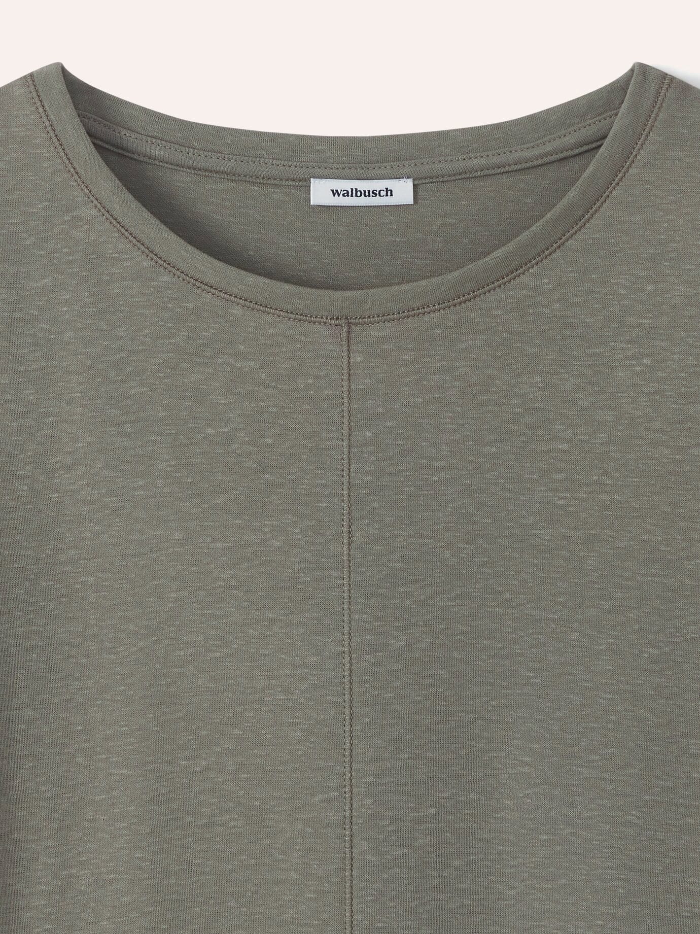 Walbusch Kimono Shirt Linen Blend Green 44 4