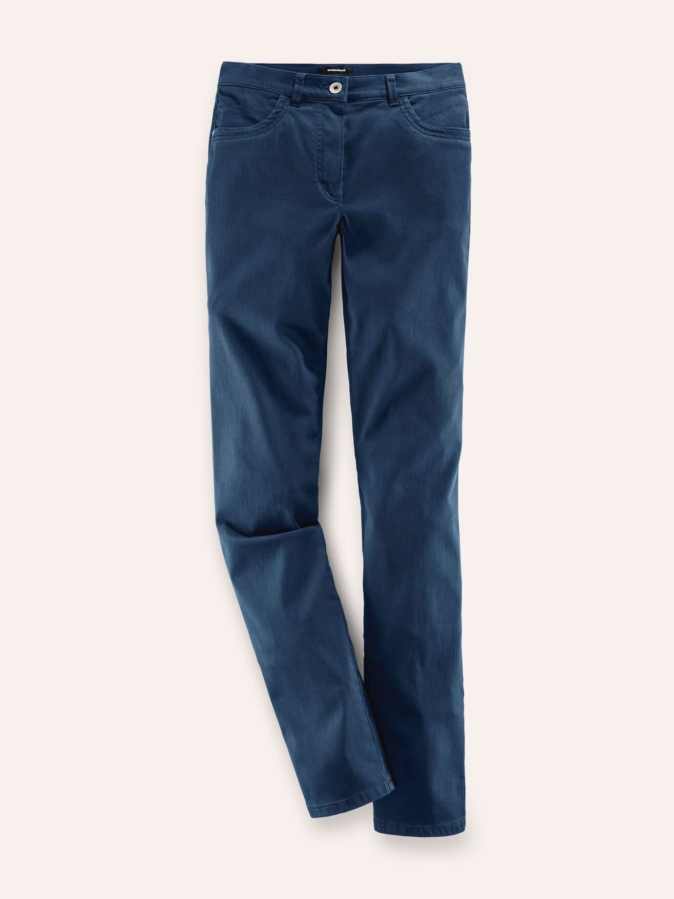 Walbusch Extraglatt Baumwollhose Blau 52 6